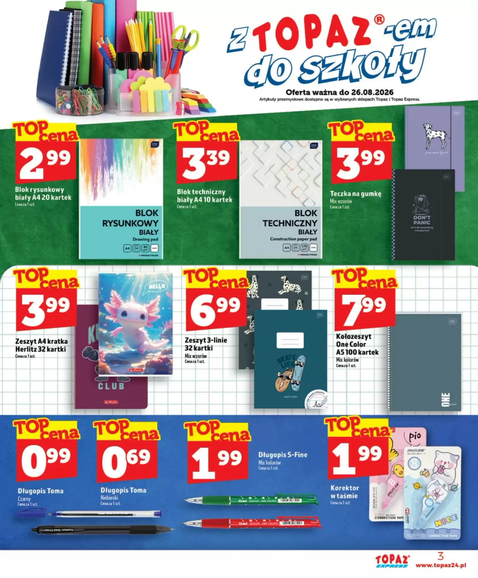 Gazetka promocyjna Topaz Express  ważna od 20.08.2026 - Strona 3.