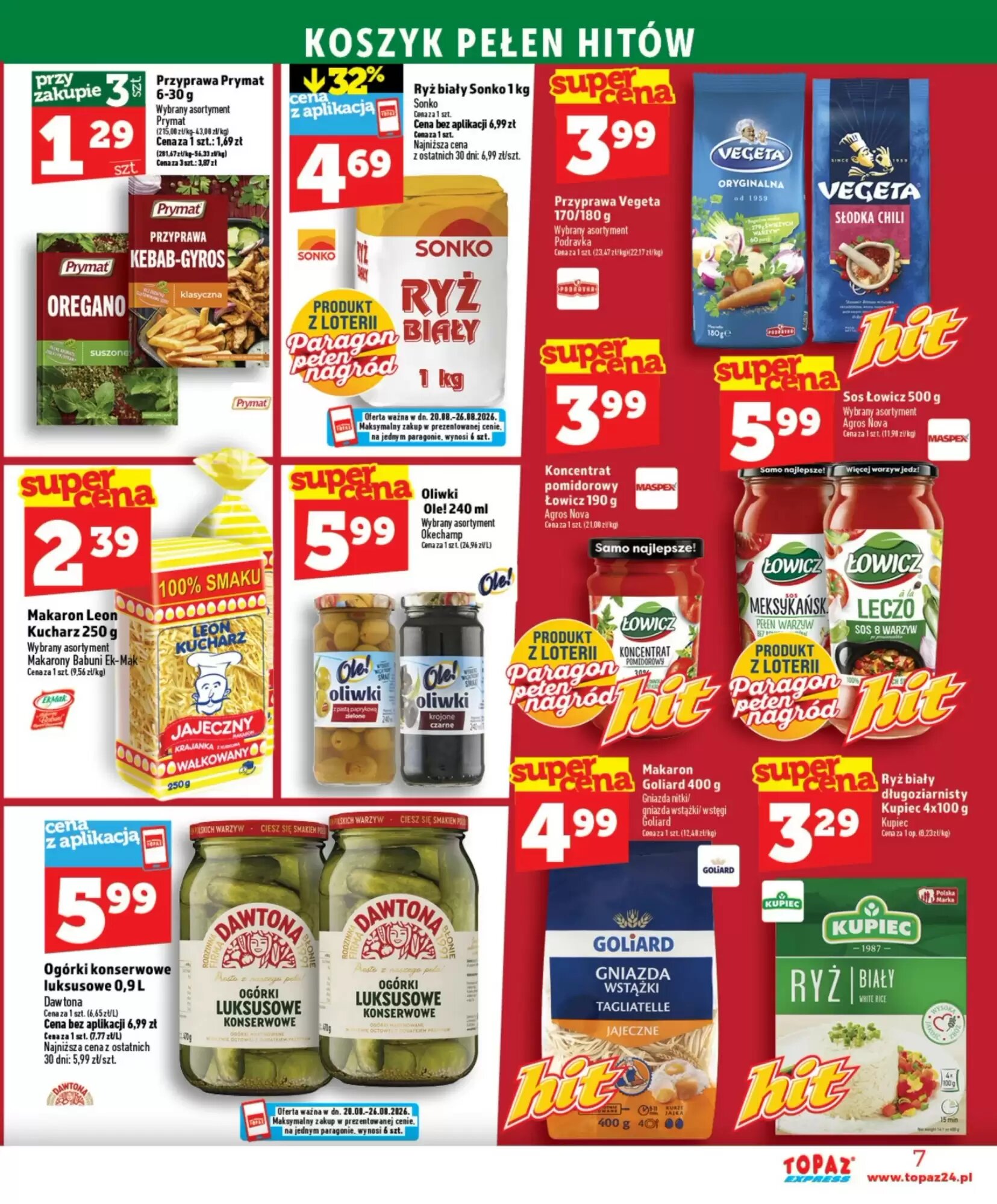 Gazetka promocyjna Topaz Express  ważna od 20.08.2026 - Strona 7.