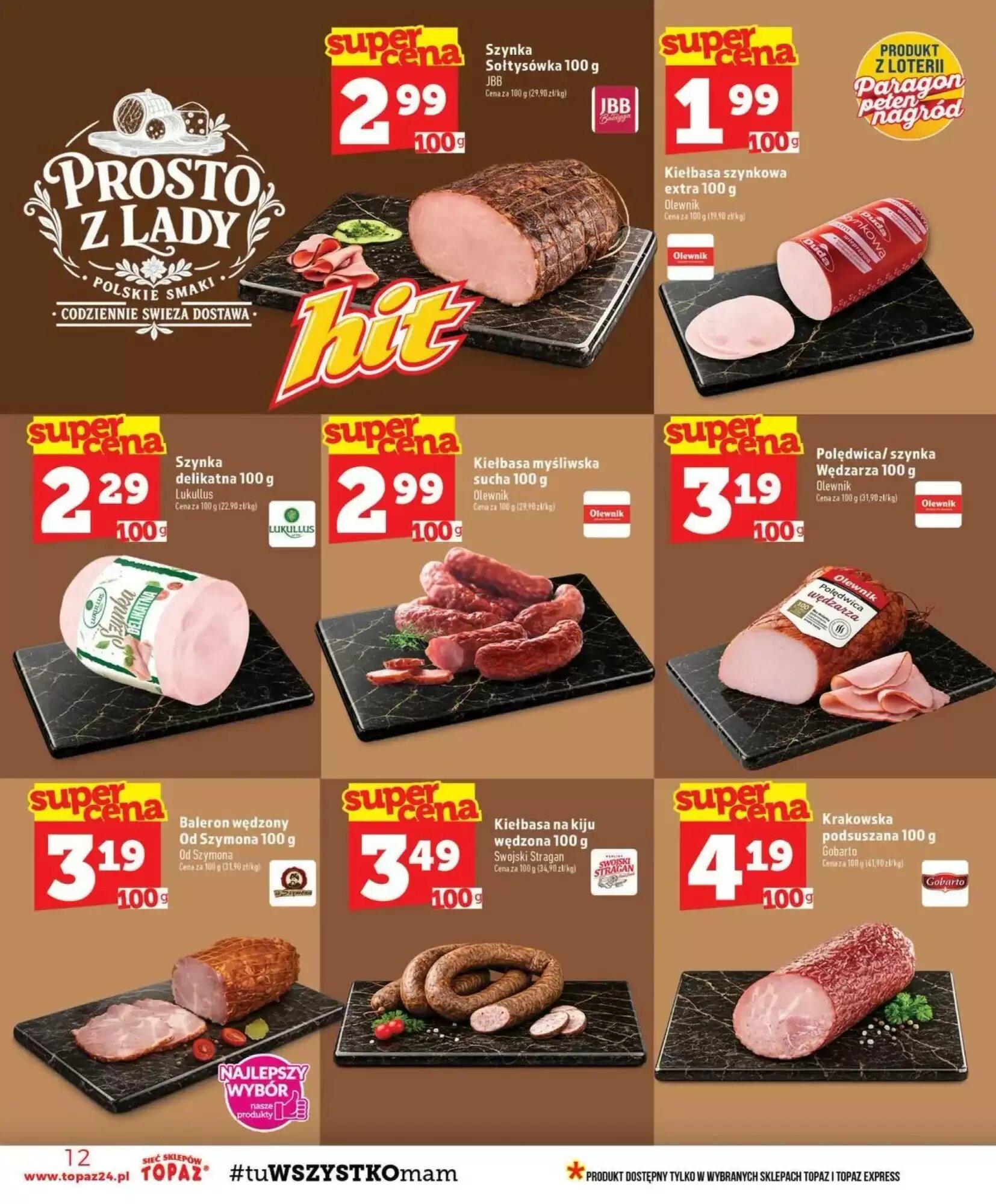 Gazetka promocyjna Topaz  ważna od 20.08.2026 - Strona 12.