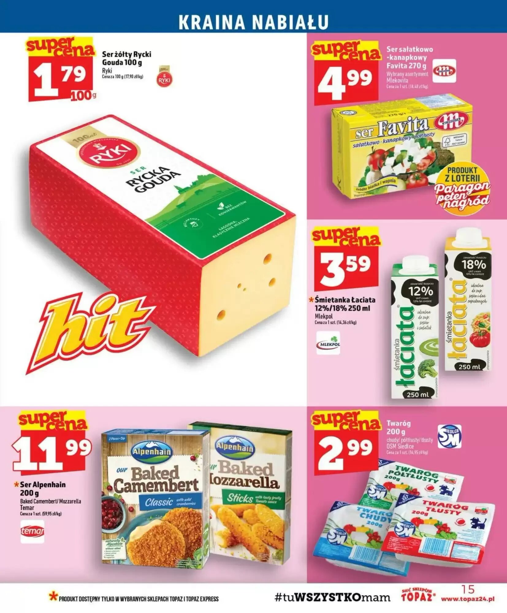 Gazetka promocyjna Topaz  ważna od 20.08.2026 - Strona 15.