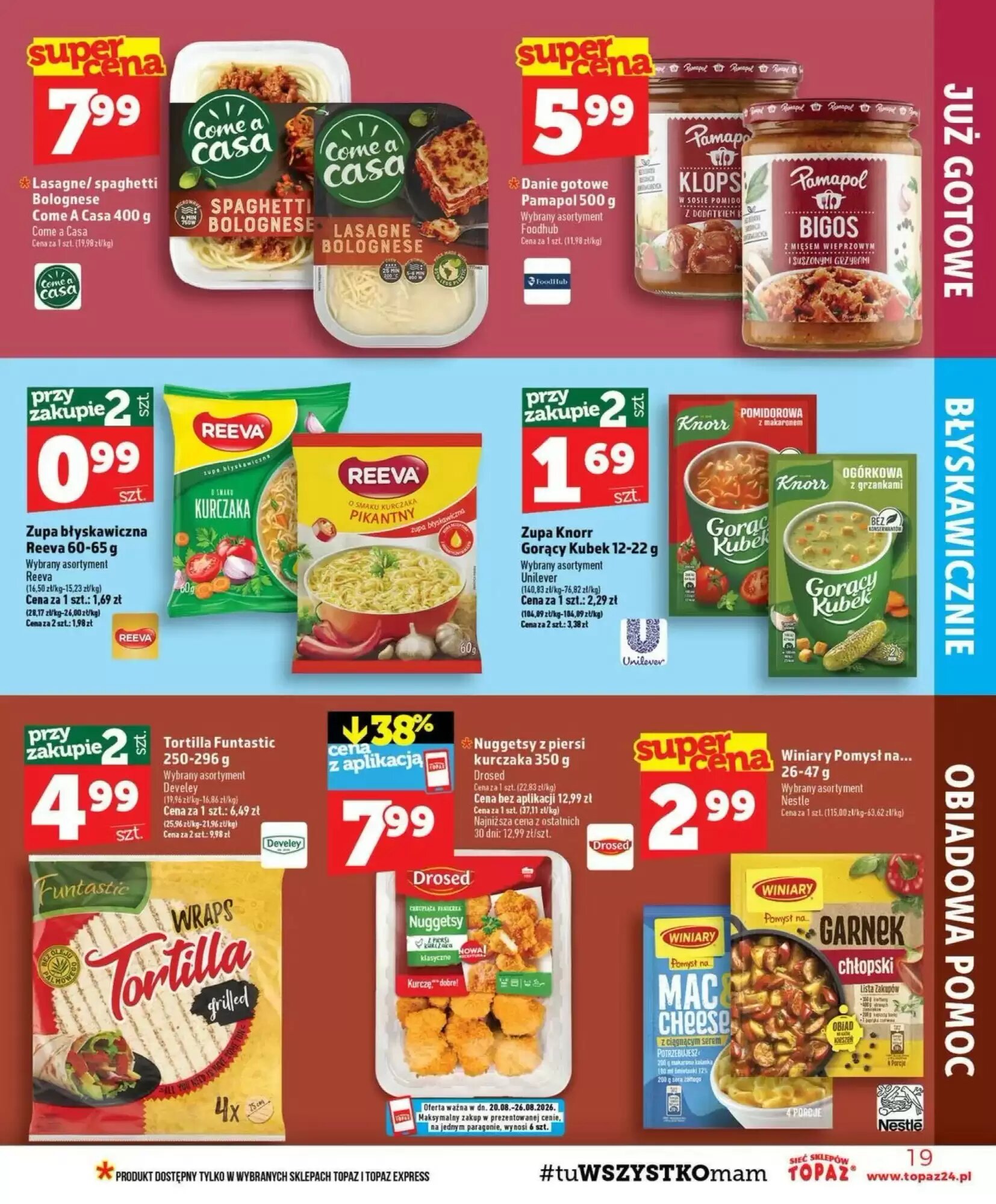 Gazetka promocyjna Topaz  ważna od 20.08.2026 - Strona 19.