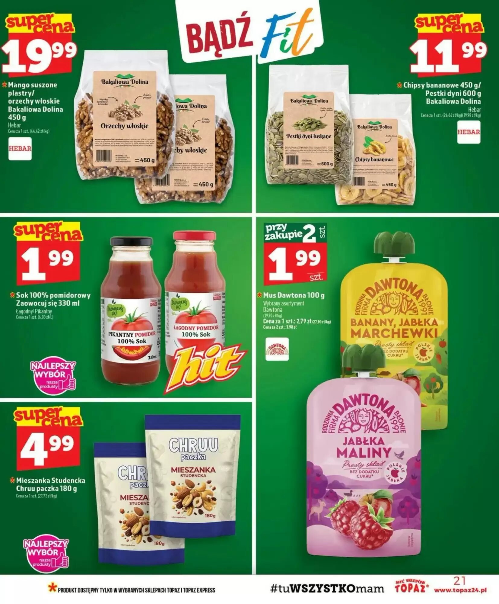Gazetka promocyjna Topaz  ważna od 20.08.2026 - Strona 21.
