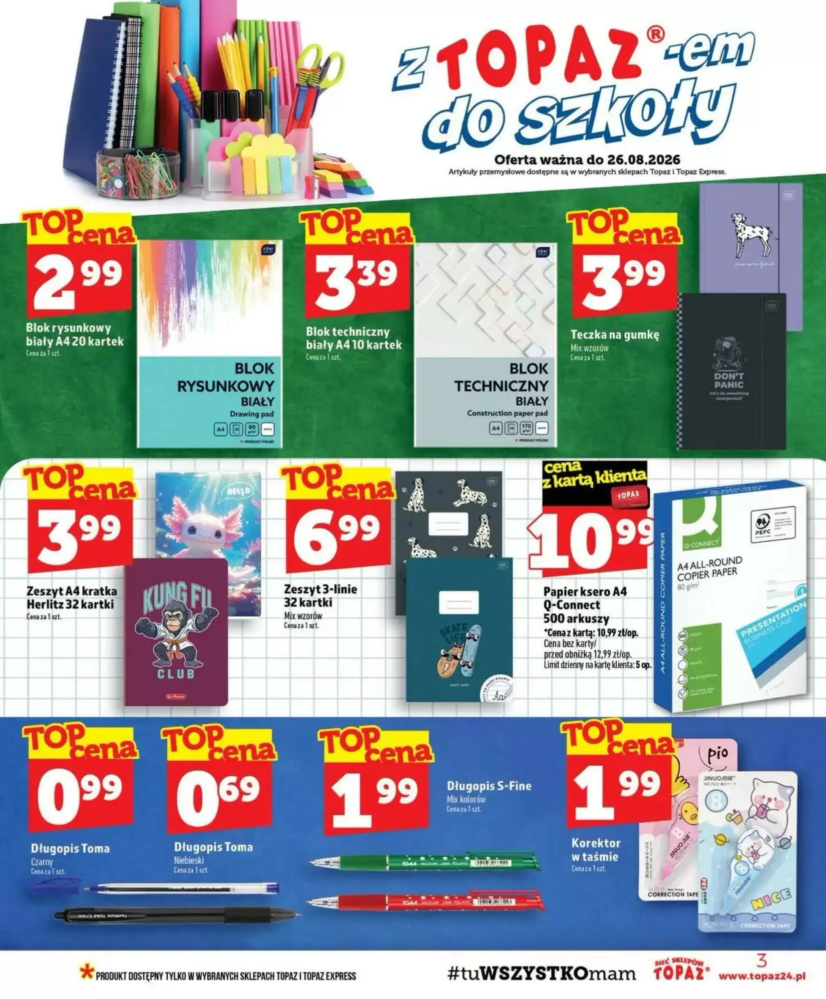 Gazetka promocyjna Topaz  ważna od 20.08.2026 - Strona 3.