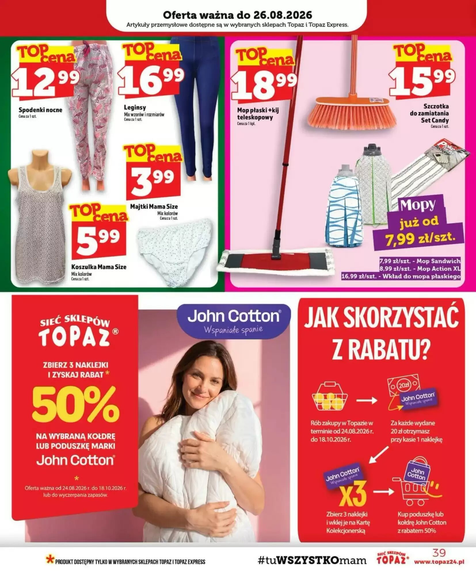 Gazetka promocyjna Topaz  ważna od 20.08.2026 - Strona 39.
