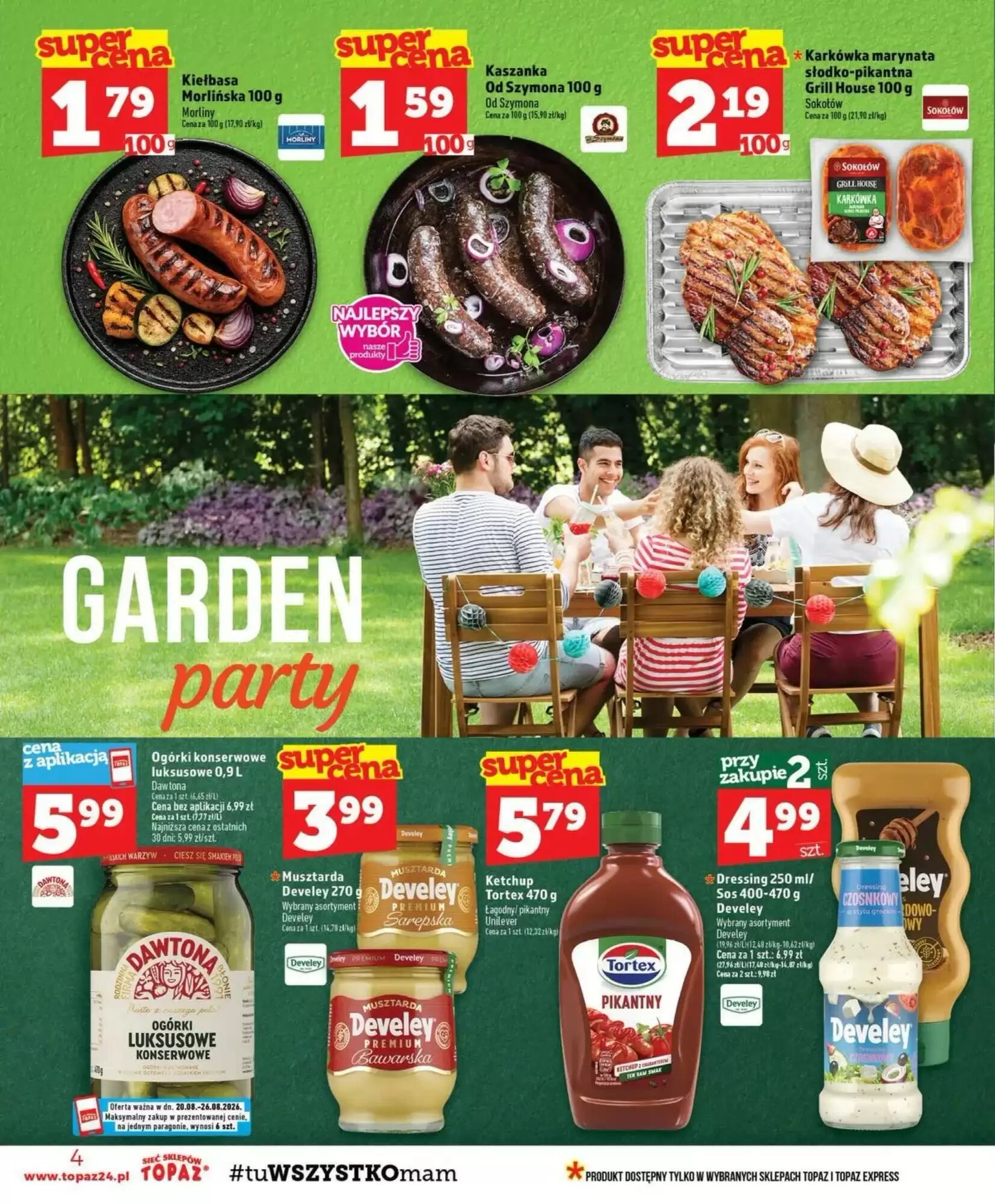 Gazetka promocyjna Topaz  ważna od 20.08.2026 - Strona 4.