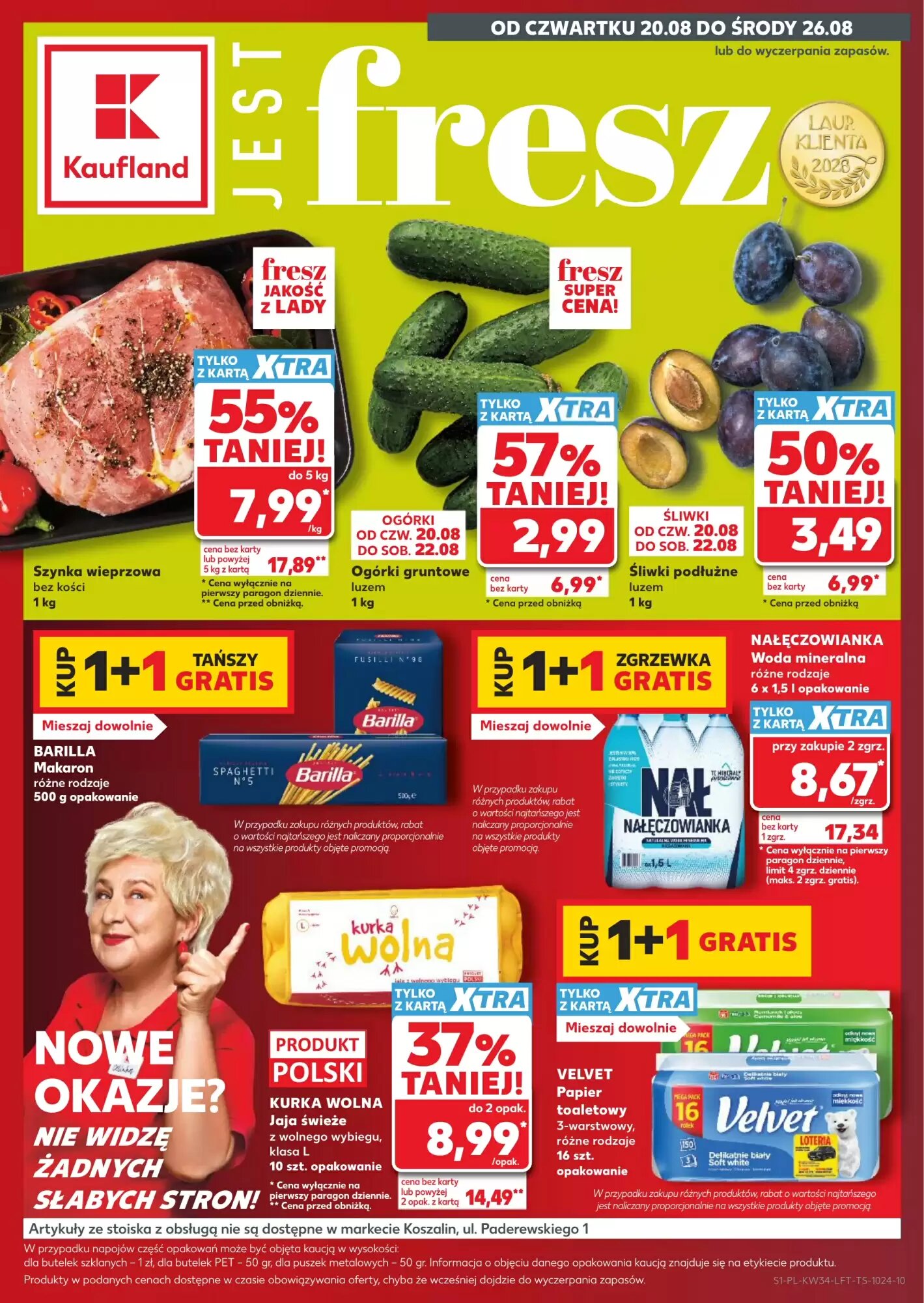 Gazetka promocyjna Kaufland ważna od 20.08.2026 - Strona 1.