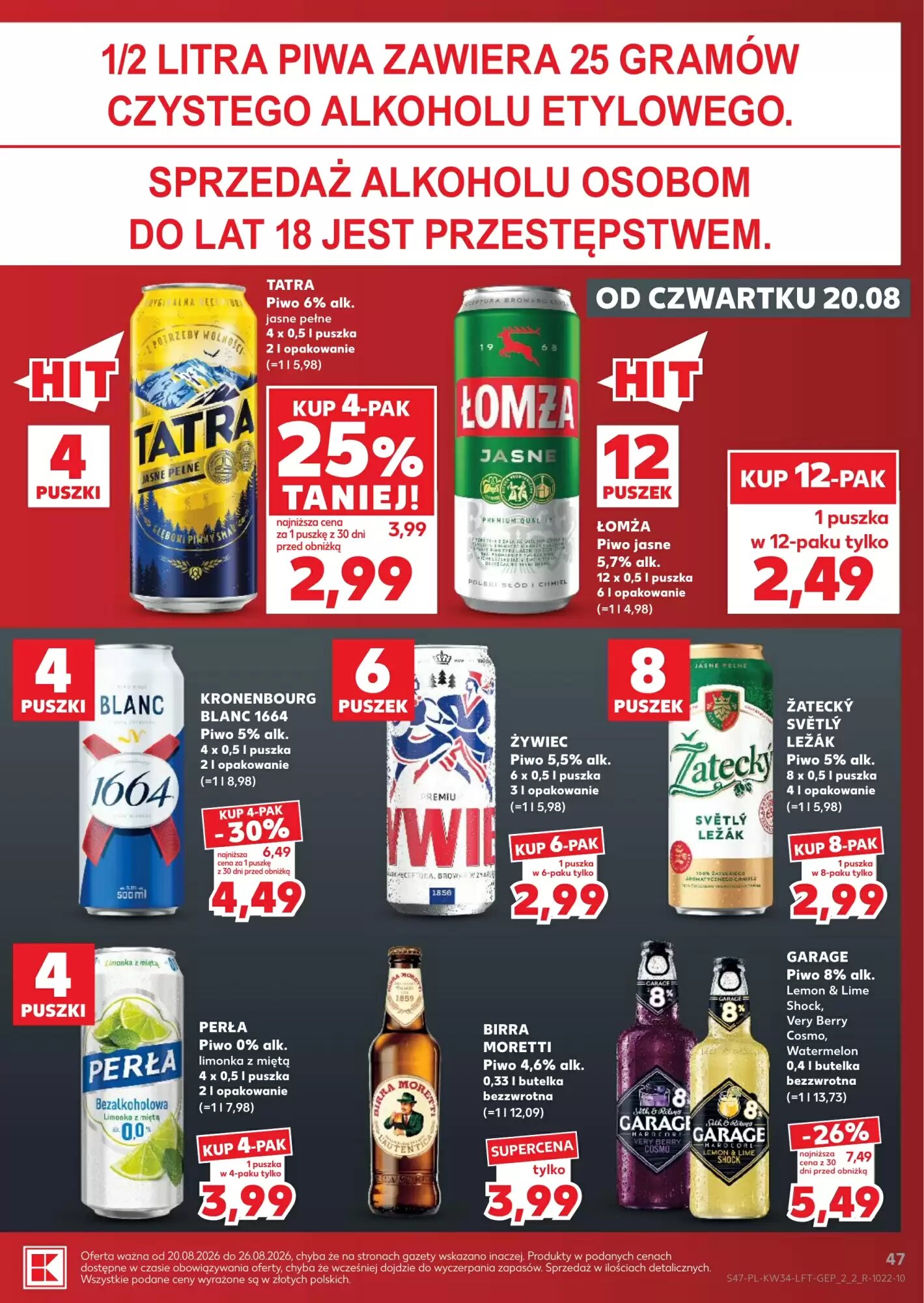 Gazetka promocyjna Kaufland  ważna od 20.08.2026 - Strona 47.