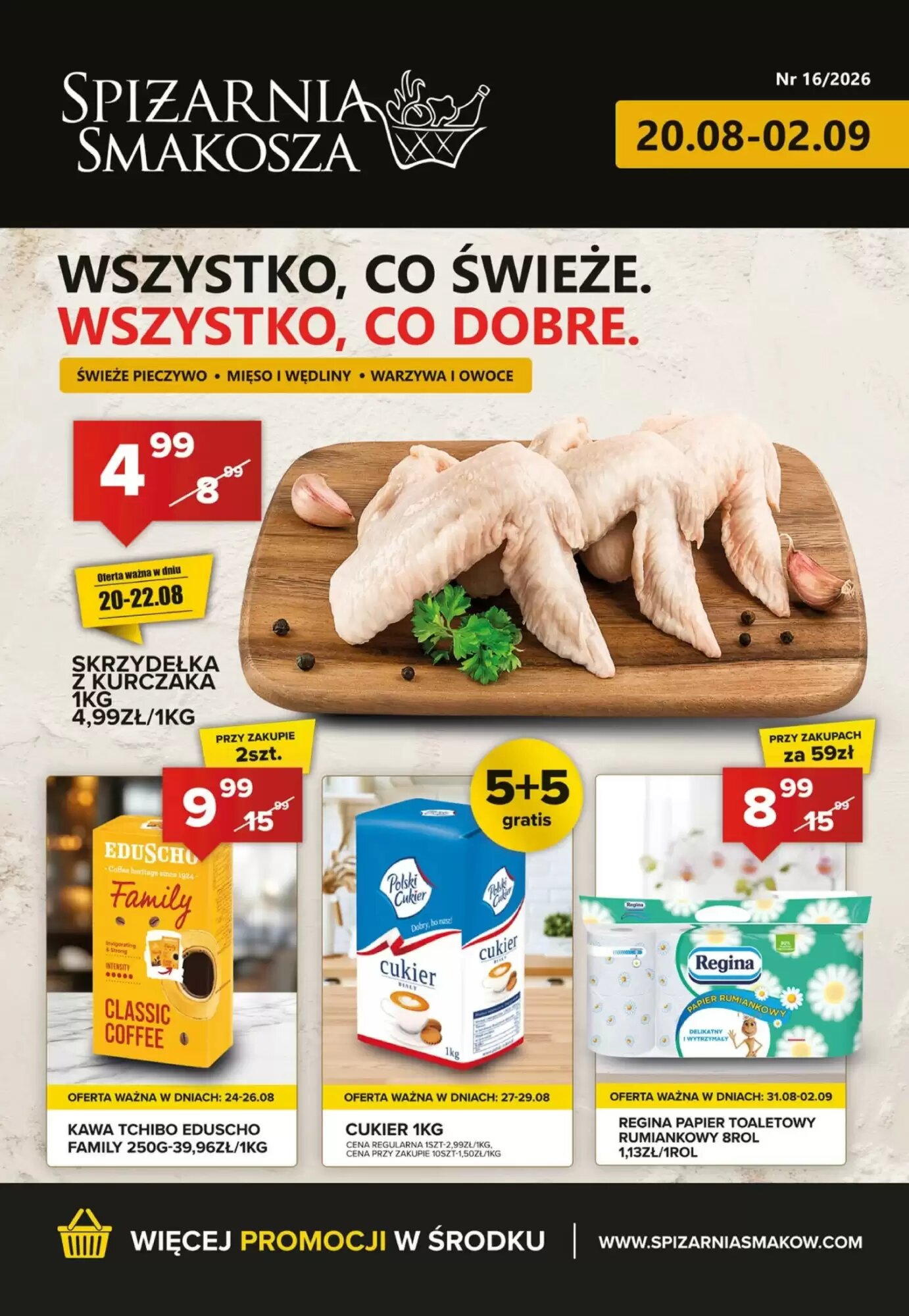 Gazetka promocyjna Spiżarnia Smakosza ważna od 20.08.2026 - Strona 1.