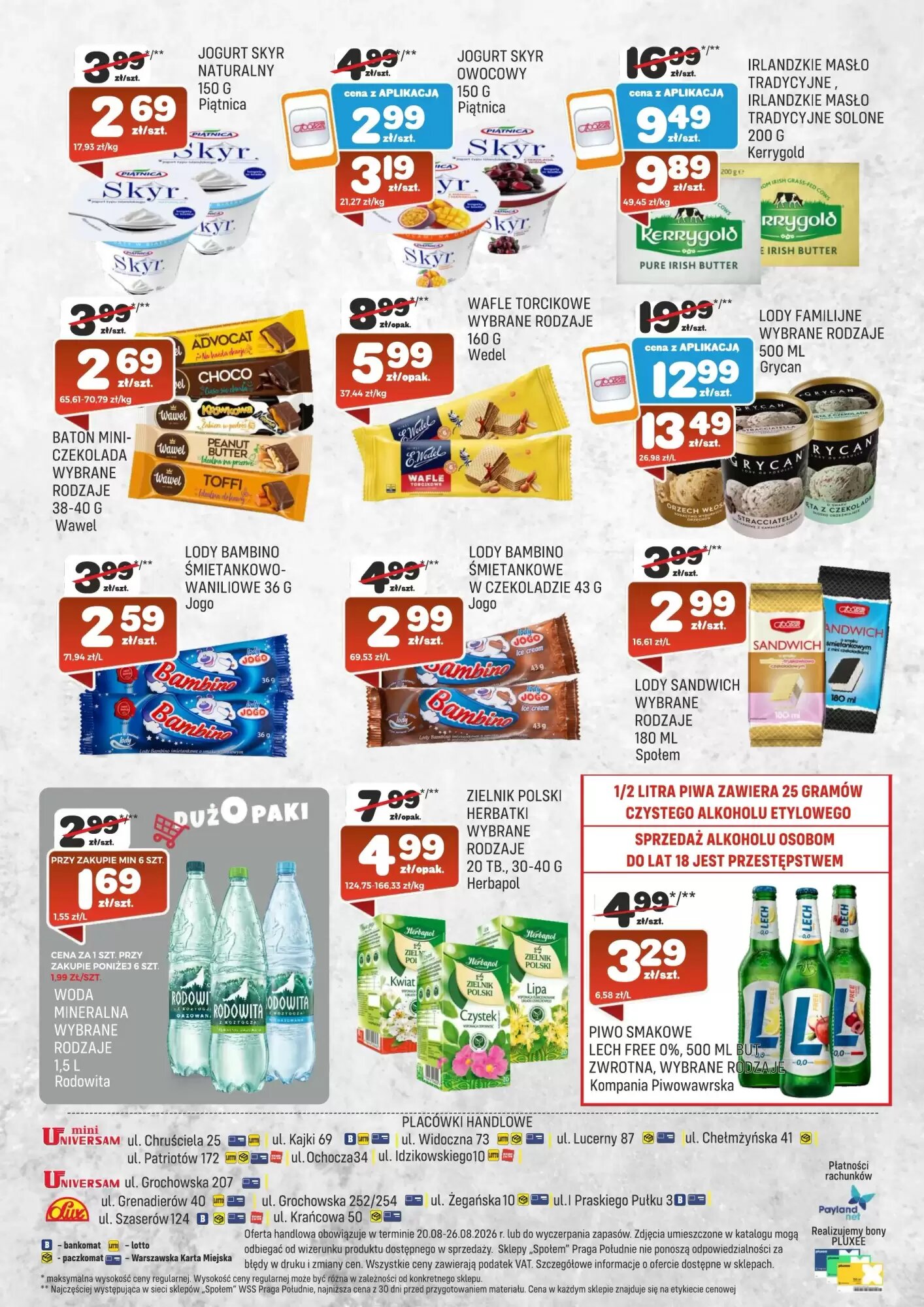 Gazetka promocyjna Społem  ważna od 20.08.2026 - Strona 4.