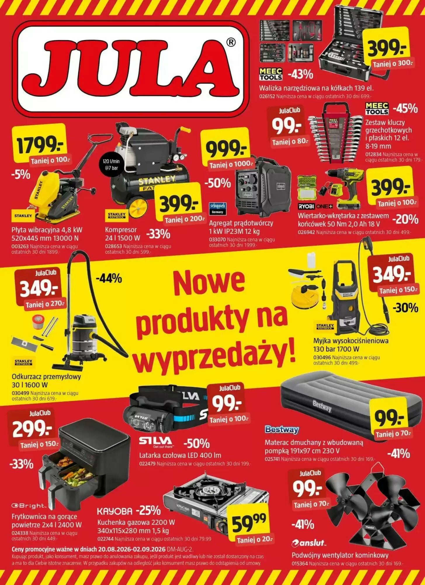 Gazetka promocyjna Jula  ważna od 20.08.2026 - Strona 1.