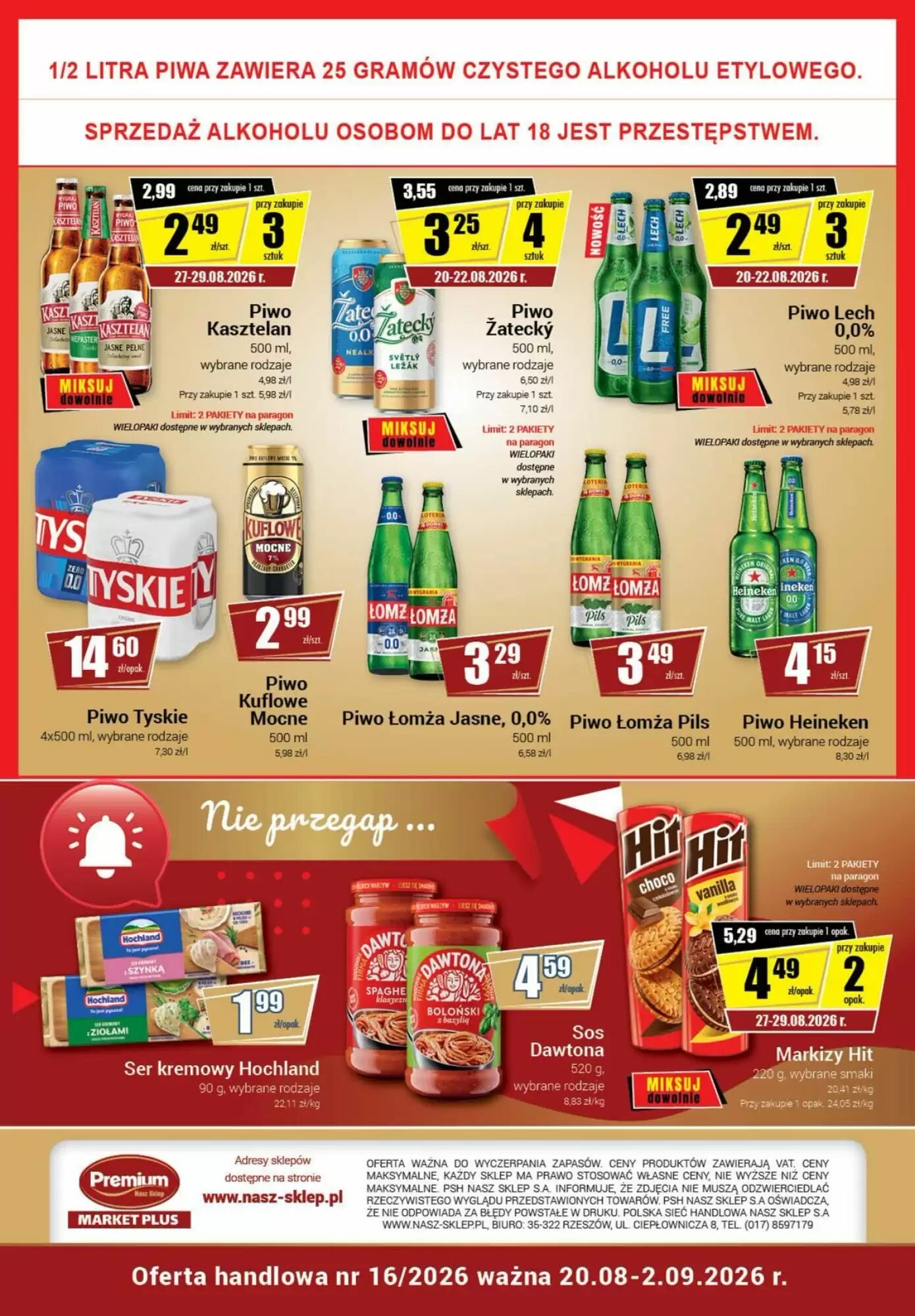Gazetka promocyjna Premium Nasz Sklep  ważna od 20.08.2026 - Strona 8.