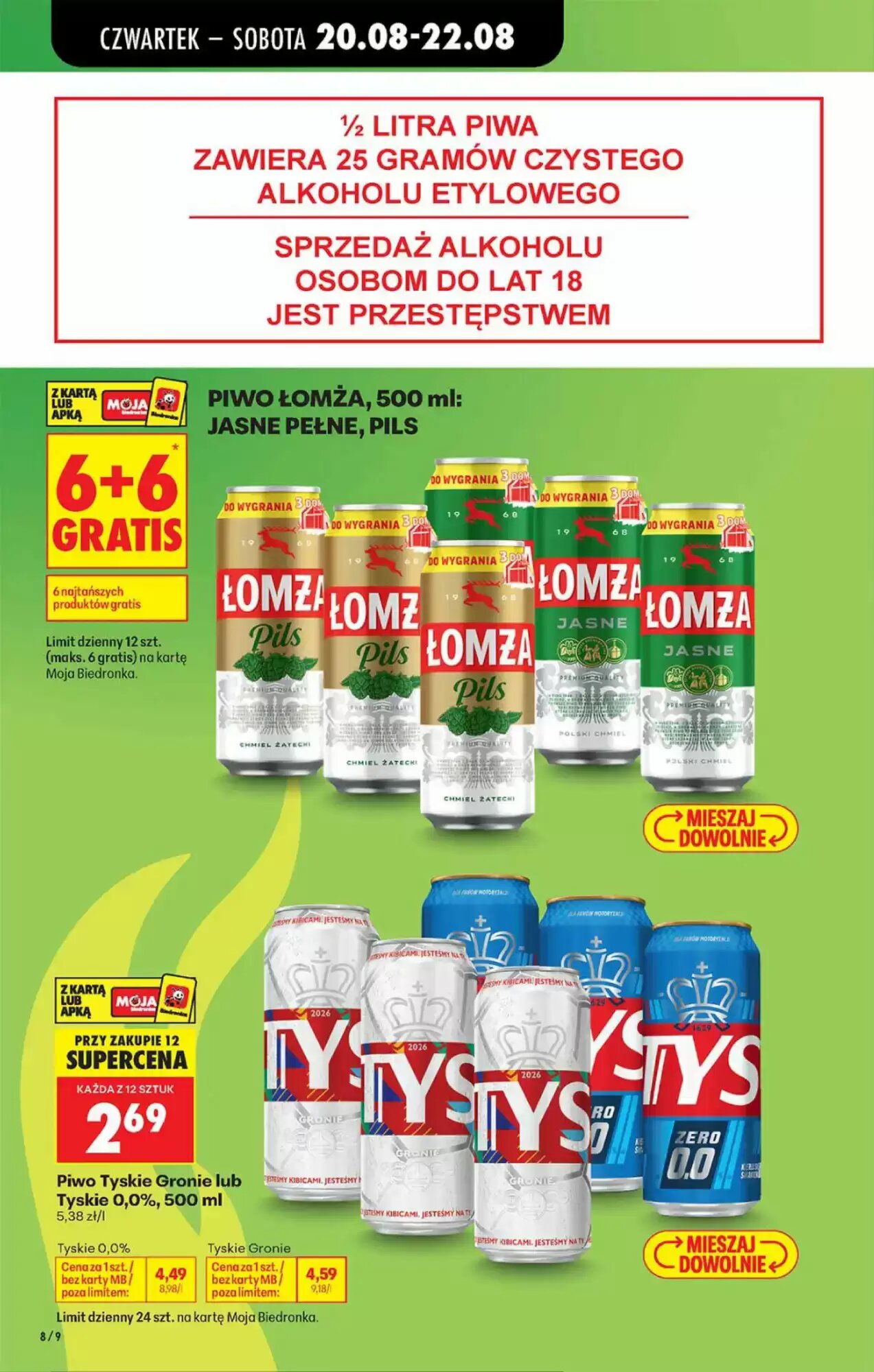 Gazetka promocyjna Biedronka  ważna od 20.08.2026 - Strona 8.