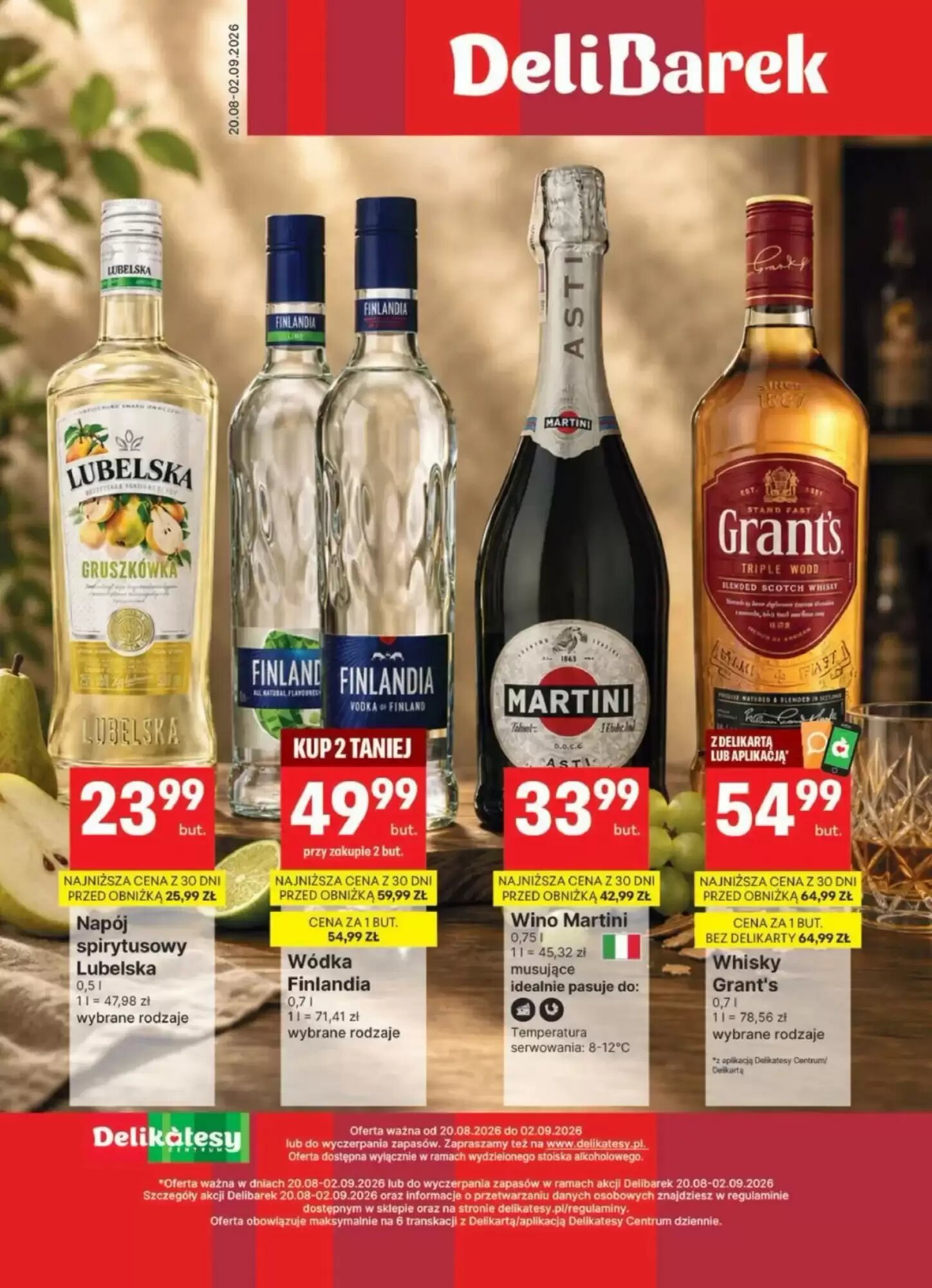 Gazetka promocyjna Delikatesy Centrum ważna od 20.08.2026 - Strona 1.