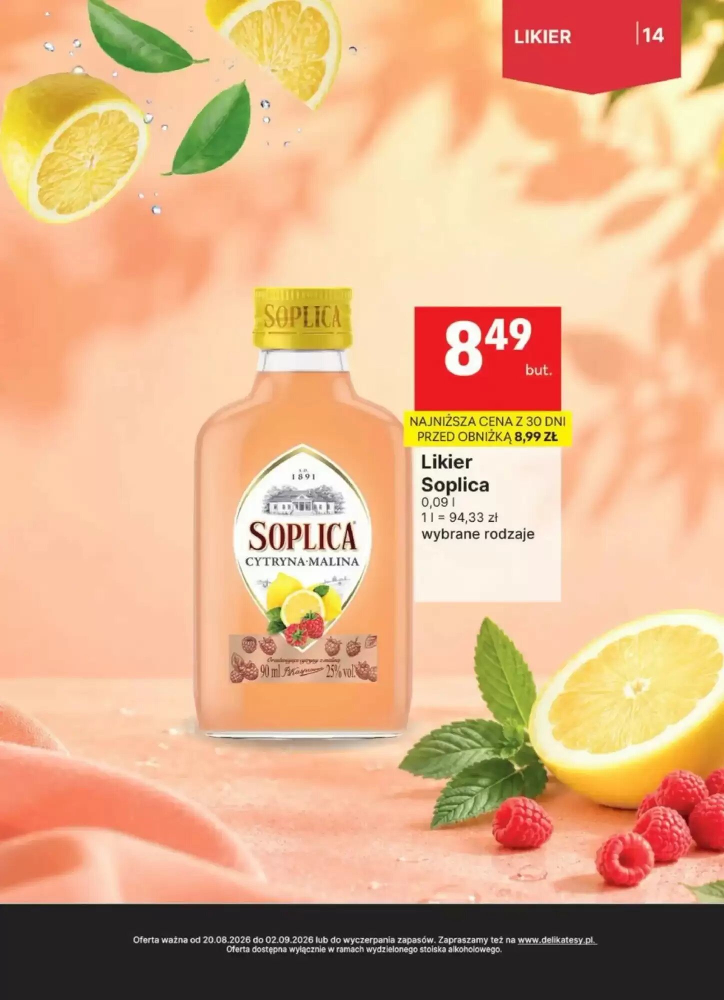 Gazetka promocyjna Delikatesy Centrum  ważna od 20.08.2026 - Strona 14.