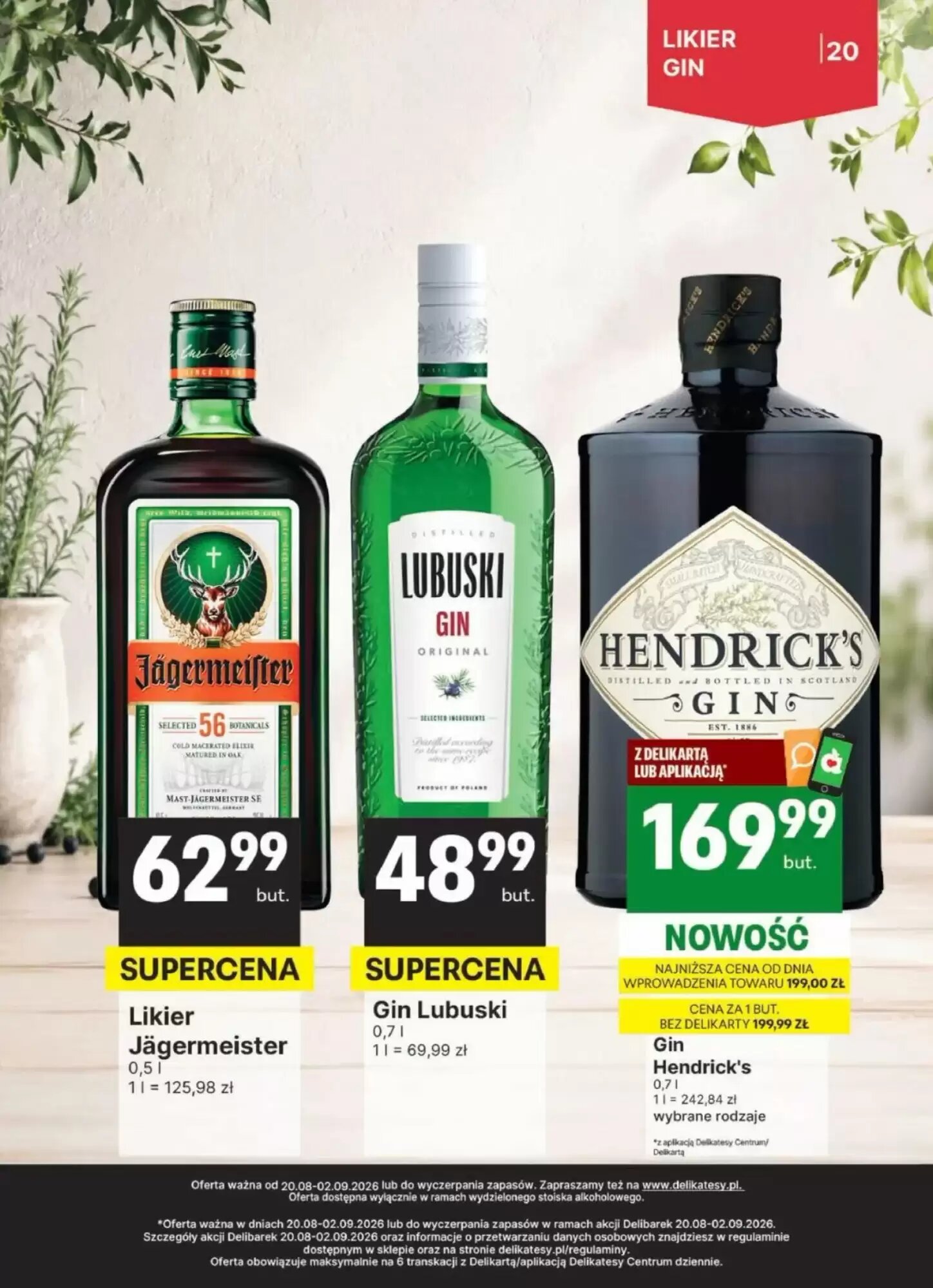Gazetka promocyjna Delikatesy Centrum  ważna od 20.08.2026 - Strona 20.