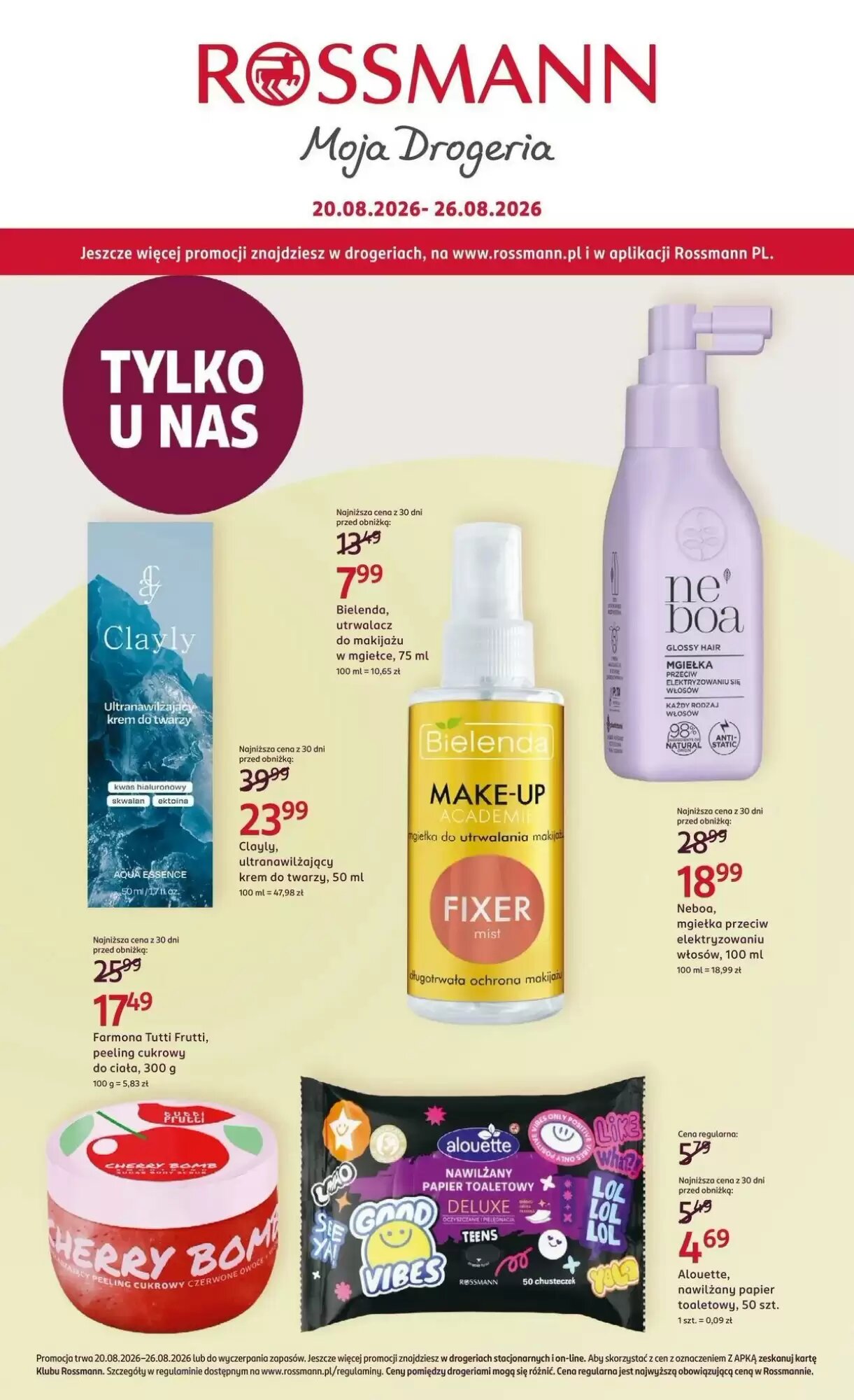 Gazetka promocyjna Rossmann ważna od 20.08.2026 - Strona 1.