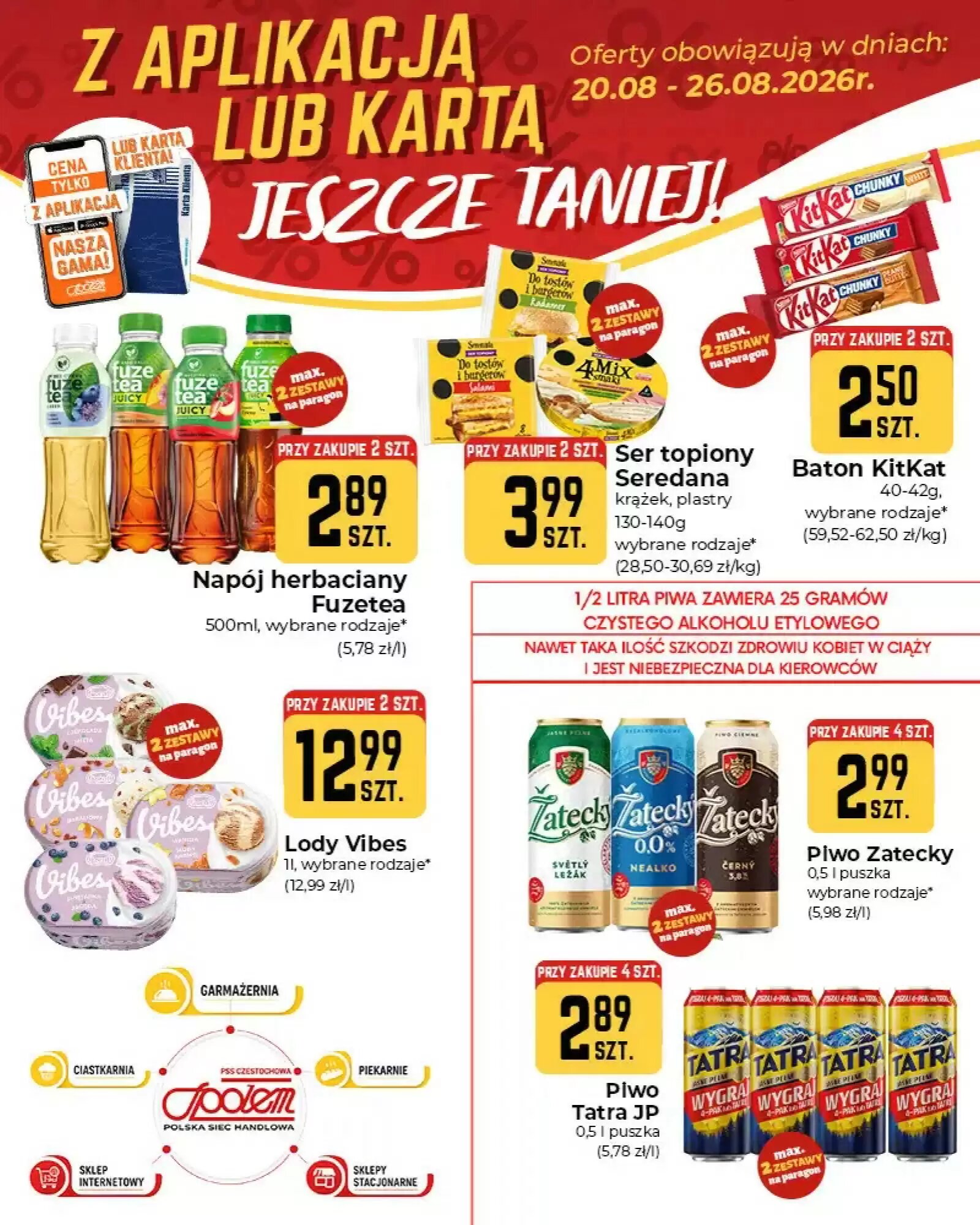 Gazetka promocyjna Społem  ważna od 20.08.2026 - Strona 1.
