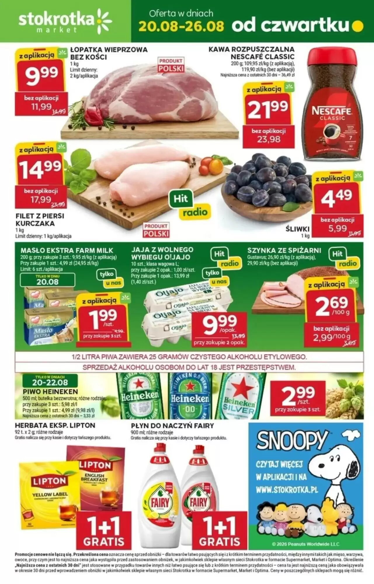 Gazetka promocyjna Stokrotka Market  ważna od 20.08.2026 - Strona 1.