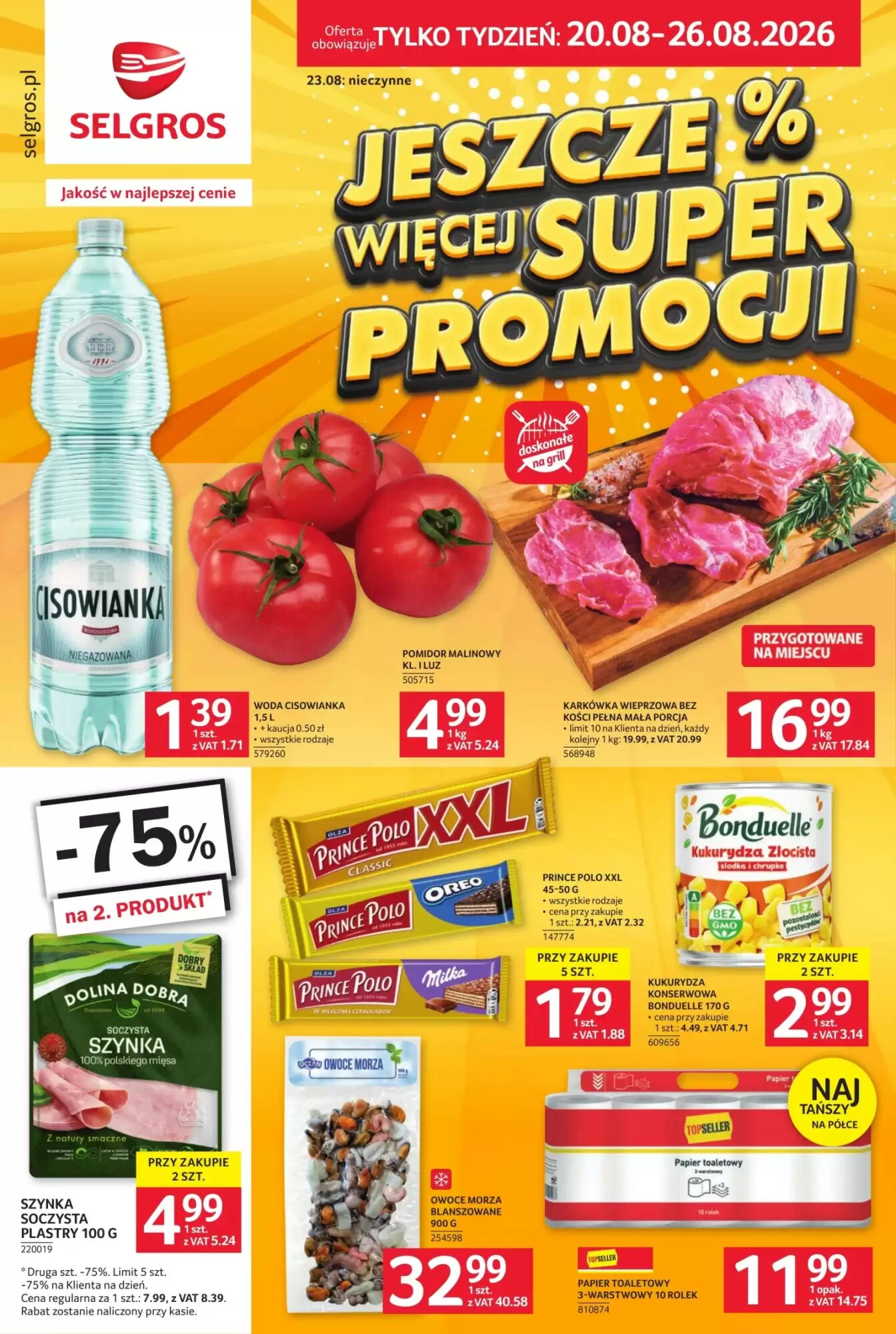 Gazetka promocyjna Selgros  ważna od 20.08.2026 - Strona 1.