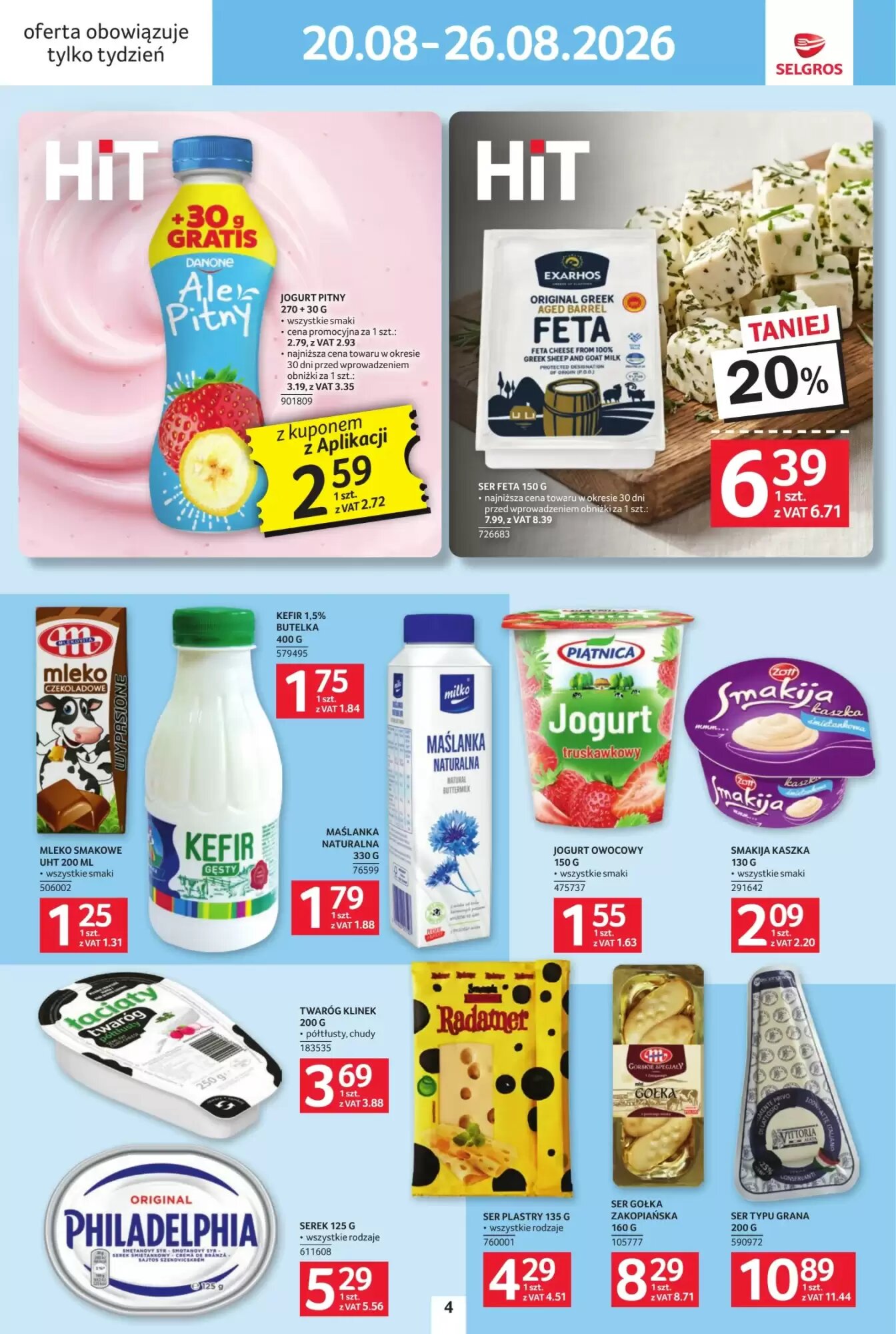 Gazetka promocyjna Selgros  ważna od 20.08.2026 - Strona 4.