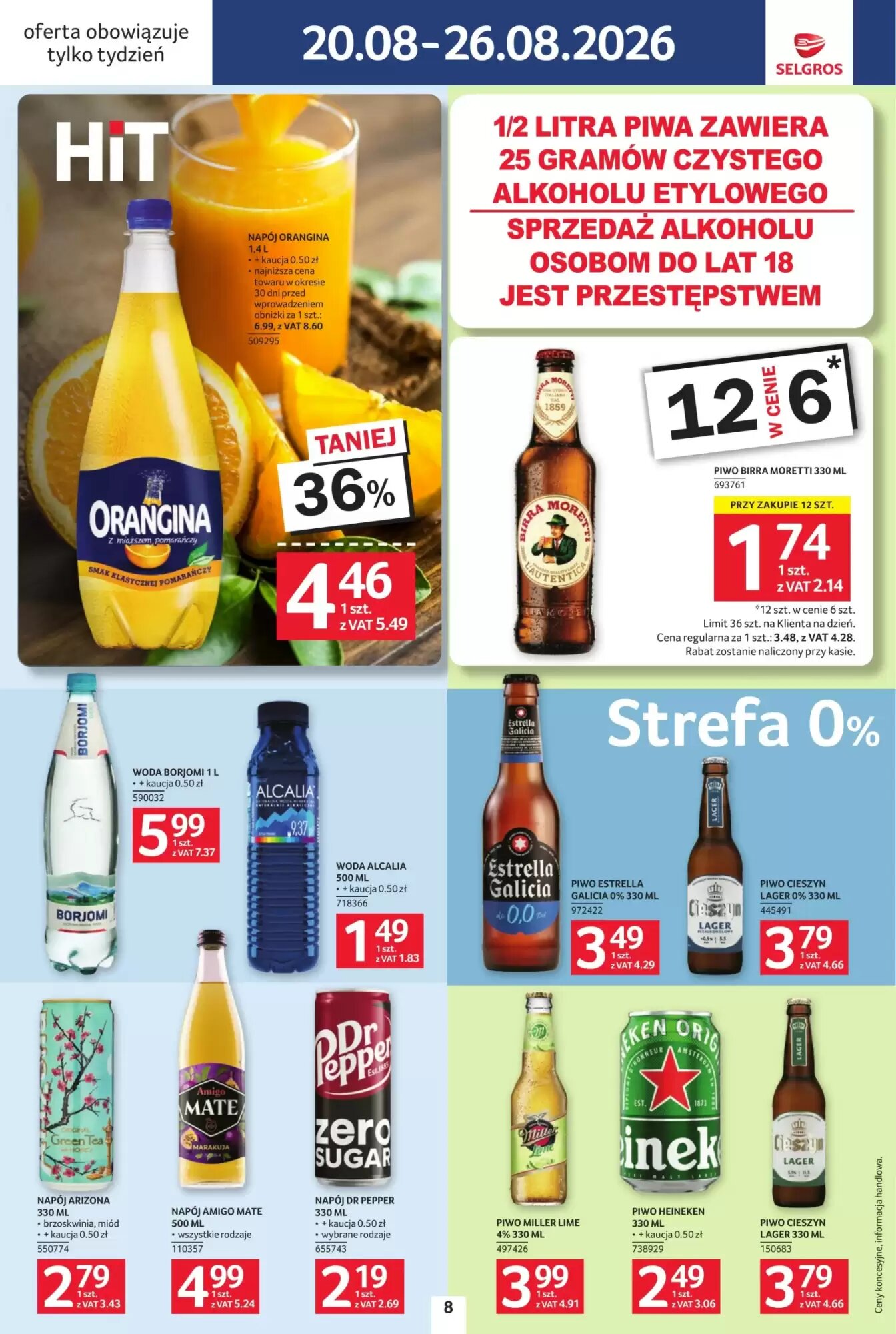Gazetka promocyjna Selgros  ważna od 20.08.2026 - Strona 8.
