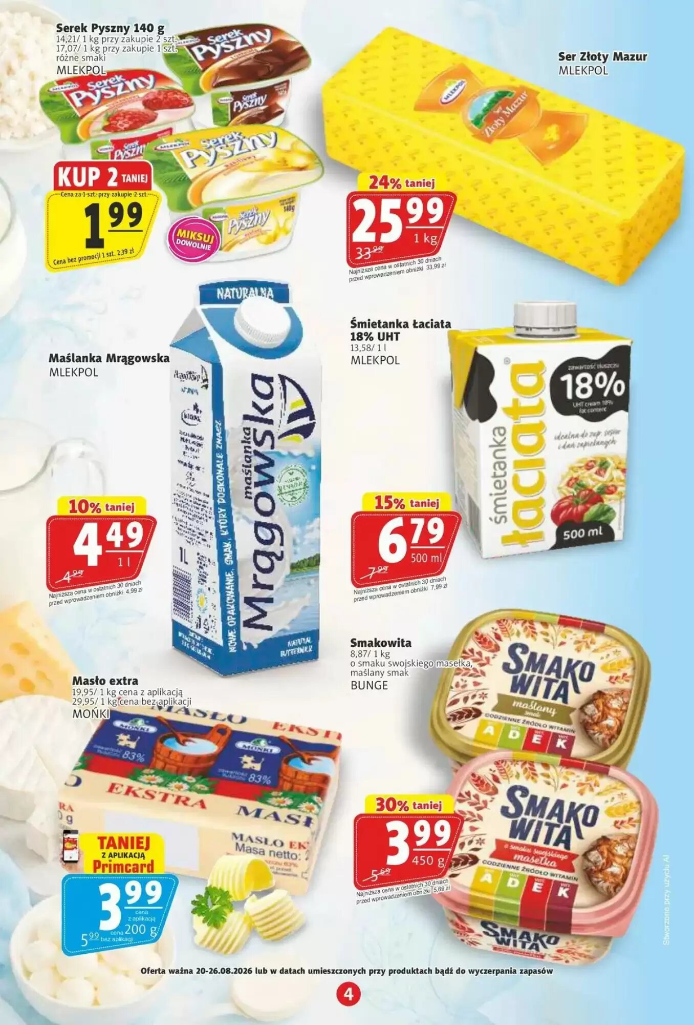 Gazetka promocyjna Prim Market  ważna od 20.08.2026 - Strona 4.
