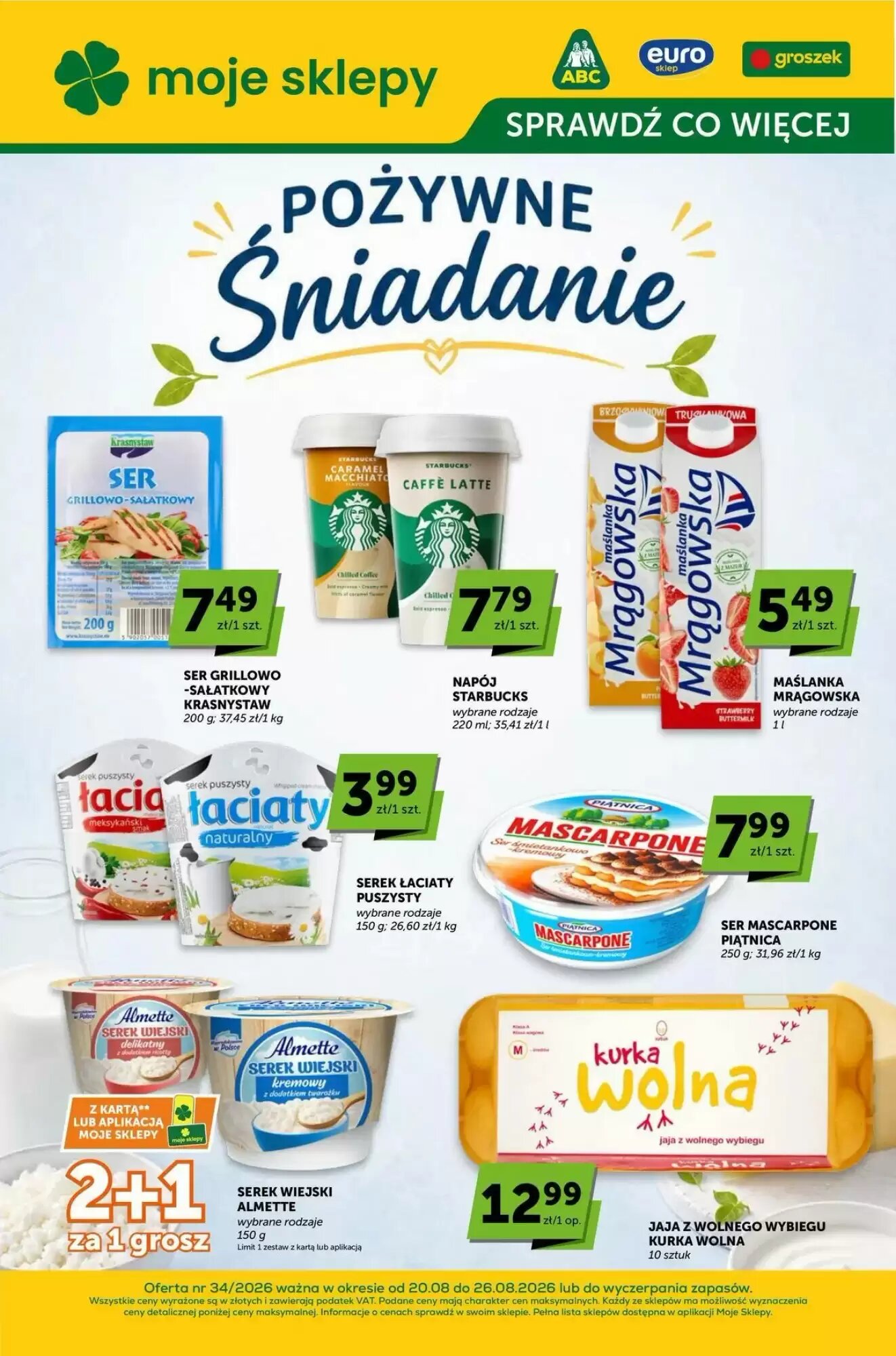 Gazetka promocyjna Groszek ważna od 20.08.2026 - Strona 1.