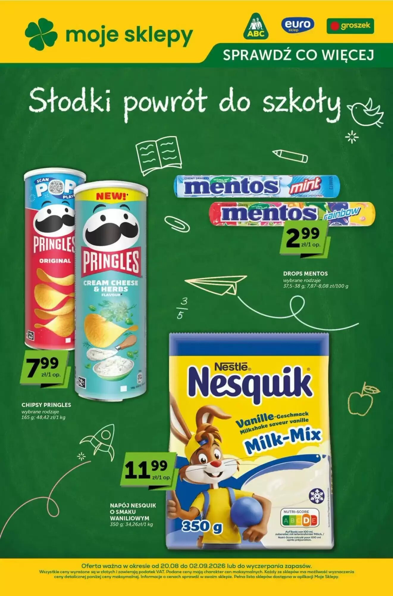 Gazetka promocyjna Groszek  ważna od 20.08.2026 - Strona 1.
