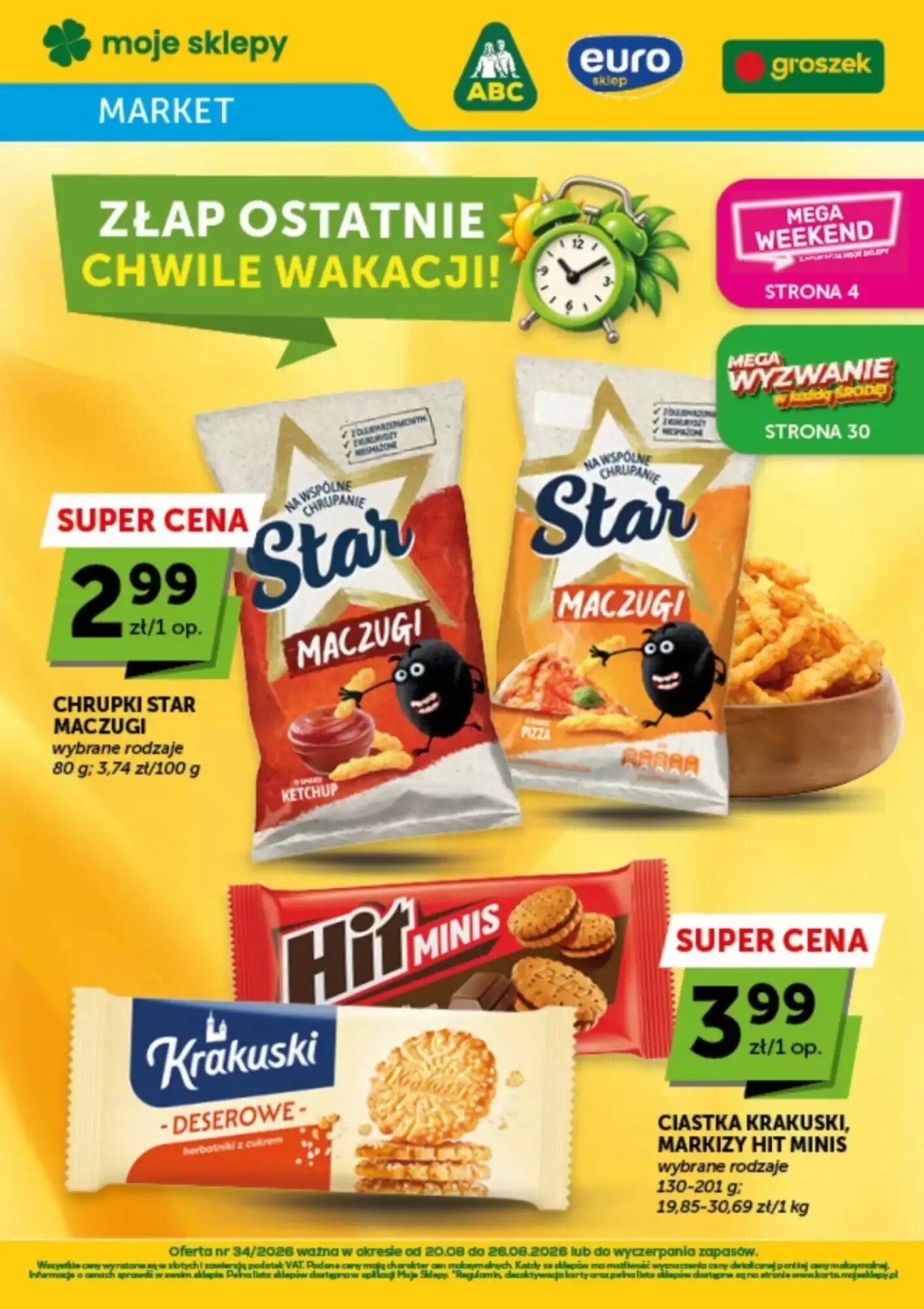 Gazetka promocyjna Groszek ważna od 20.08.2026 - Strona 1.