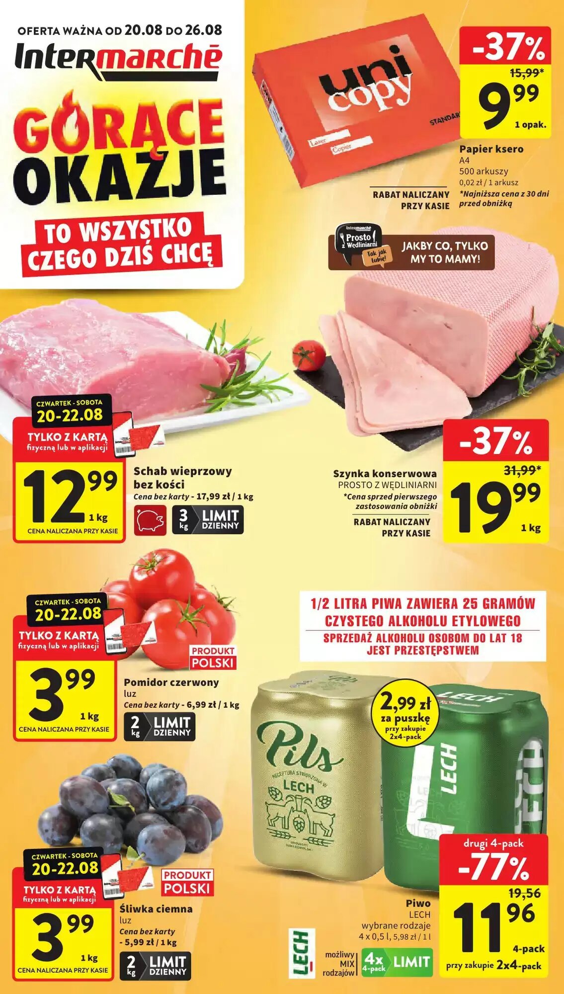 Gazetka promocyjna Intermarche ważna od 20.08.2026 - Strona 1.