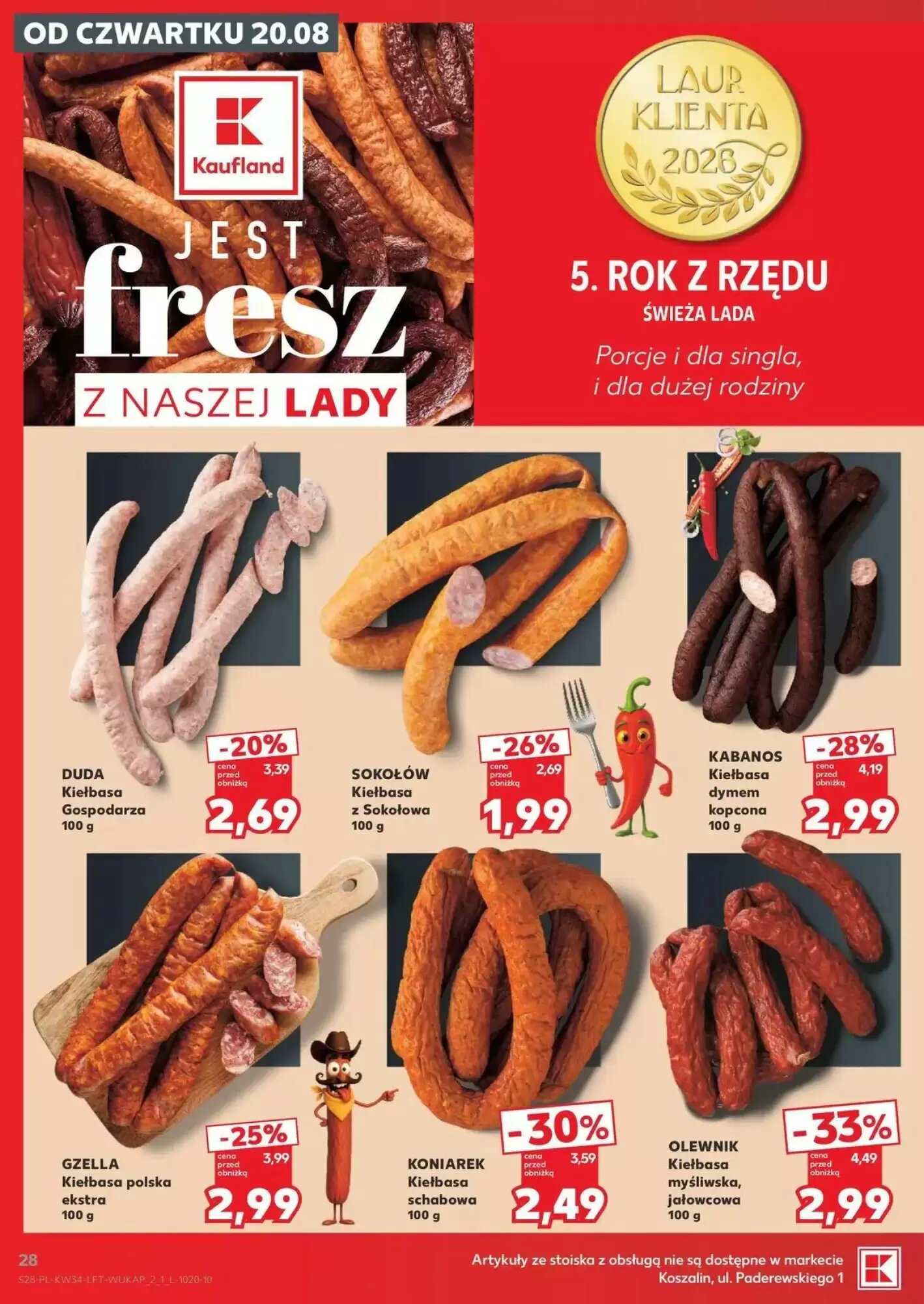Gazetka promocyjna Kaufland  ważna od 20.08.2026 - Strona 28.