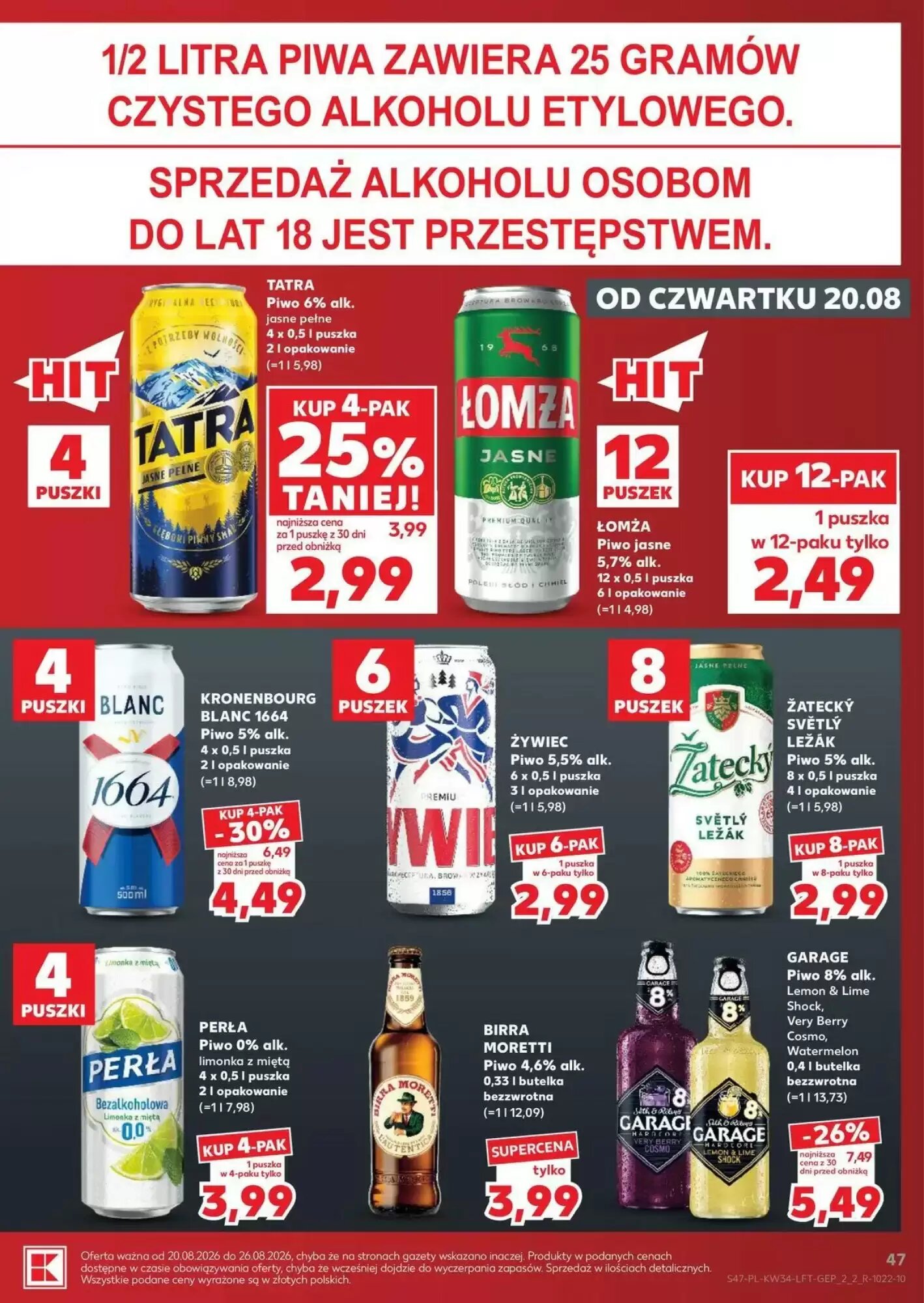 Gazetka promocyjna Kaufland  ważna od 20.08.2026 - Strona 47.