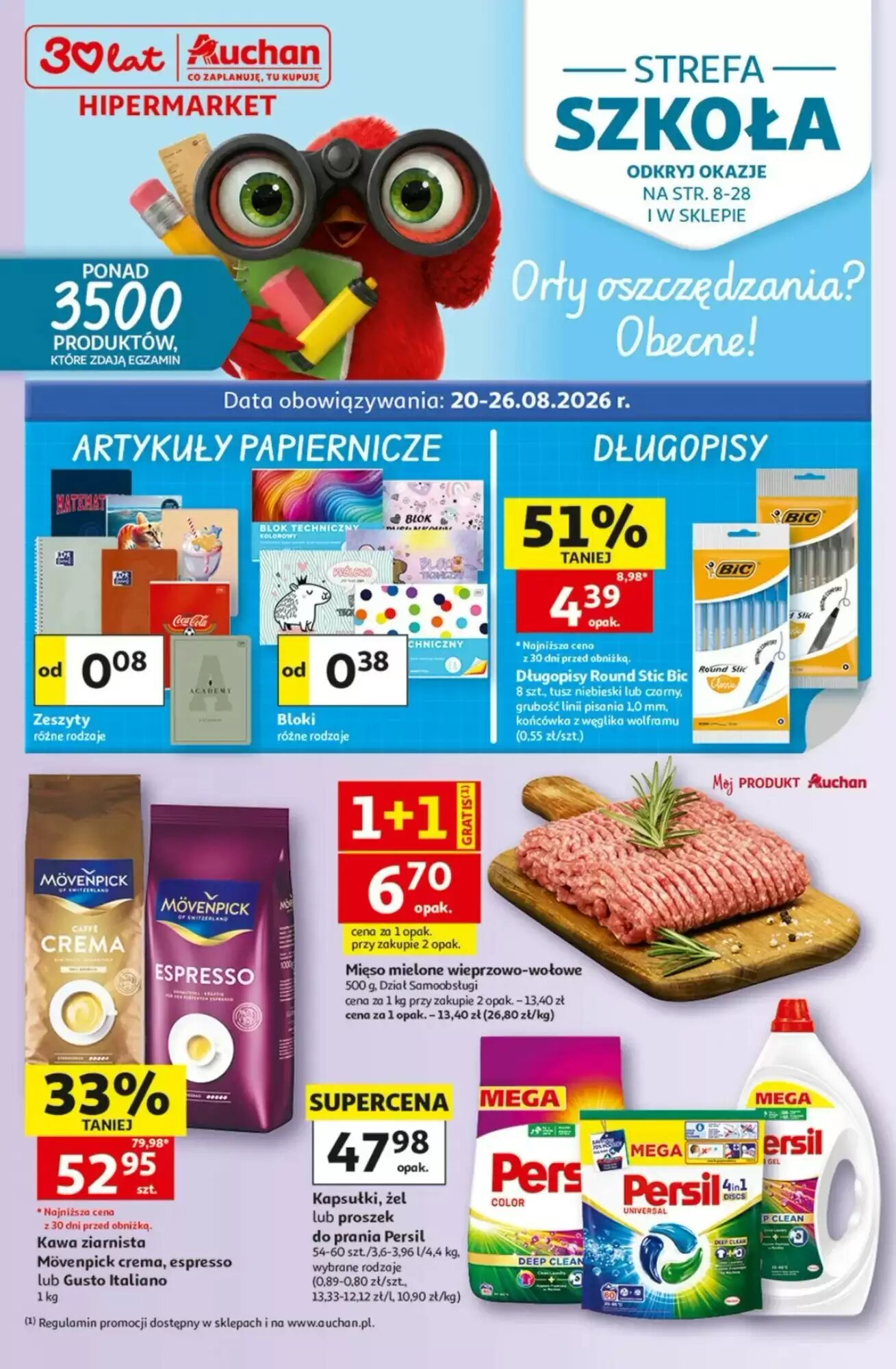 Gazetka promocyjna Auchan  ważna od 20.08.2026 - Strona 1.