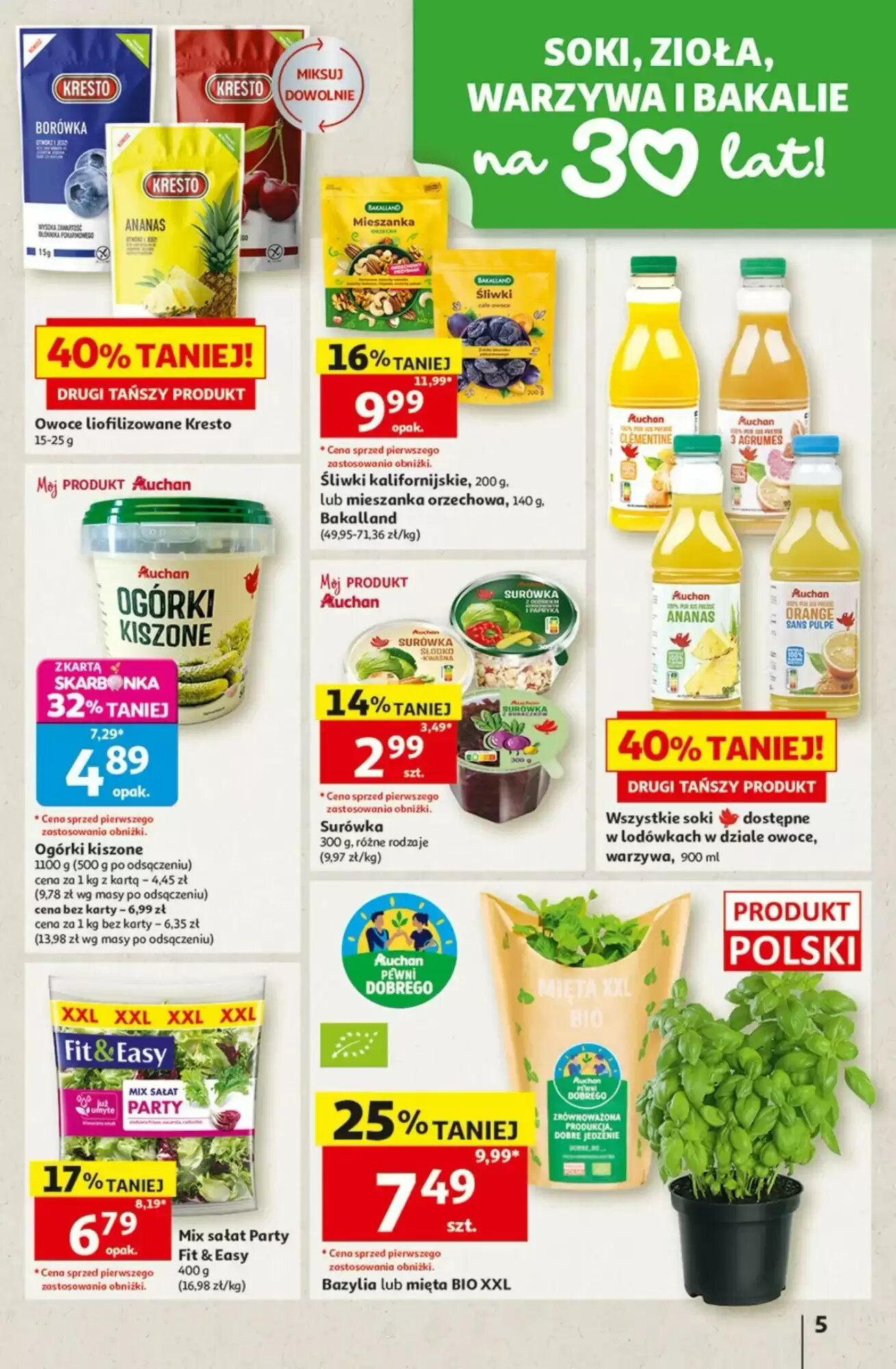 Gazetka promocyjna Auchan  ważna od 20.08.2026 - Strona 5.