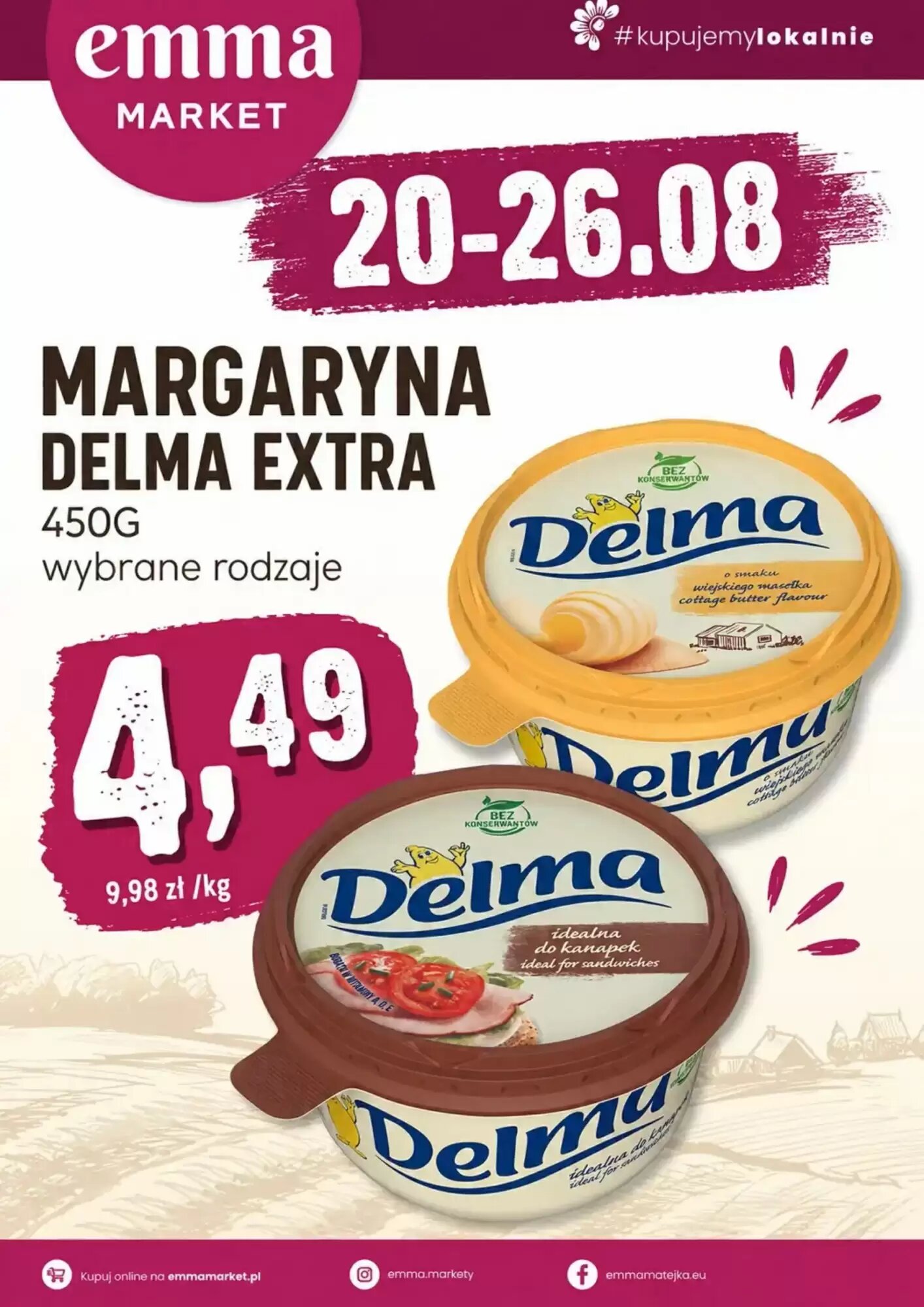 Gazetka promocyjna EMMA market ważna od 20.08.2026 - Strona 1.