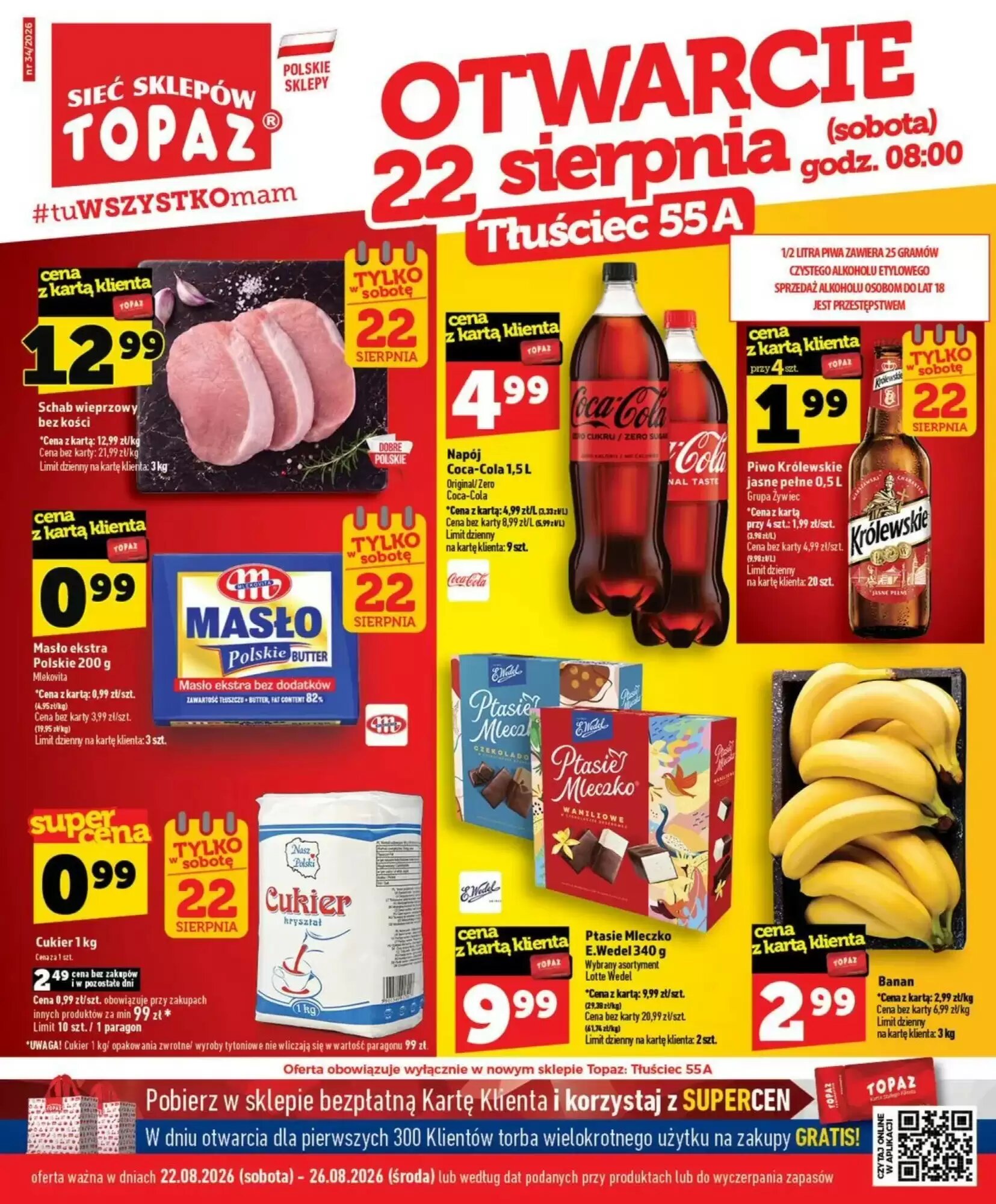 Gazetka promocyjna Topaz  ważna od 21.08.2026 - Strona 1.