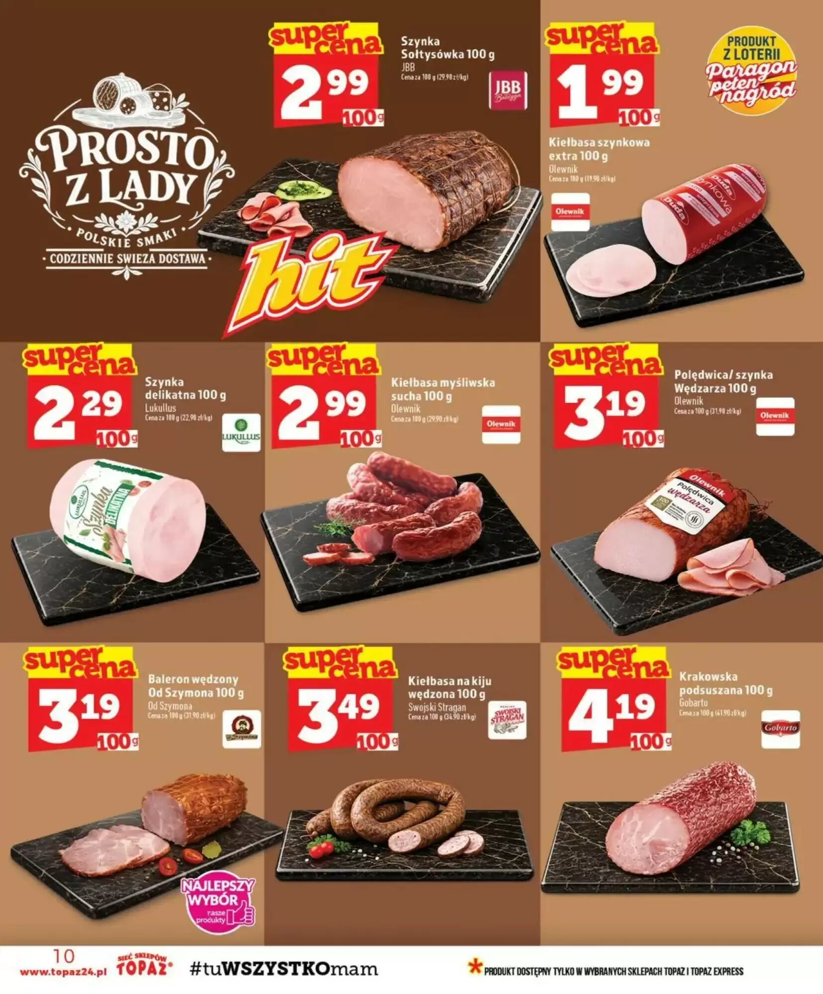 Gazetka promocyjna Topaz  ważna od 21.08.2026 - Strona 10.