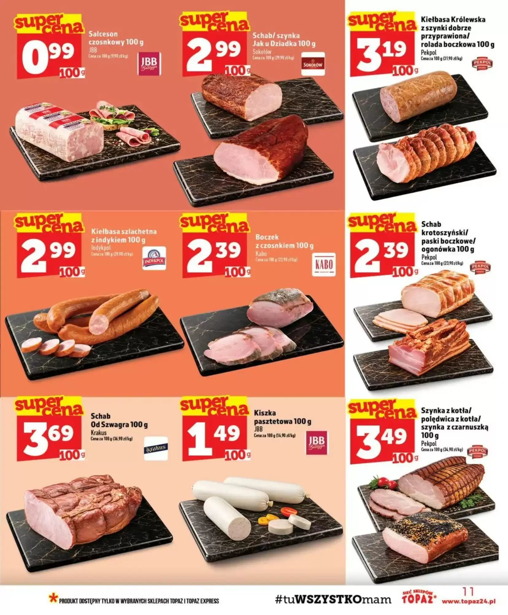 Gazetka promocyjna Topaz  ważna od 21.08.2026 - Strona 11.