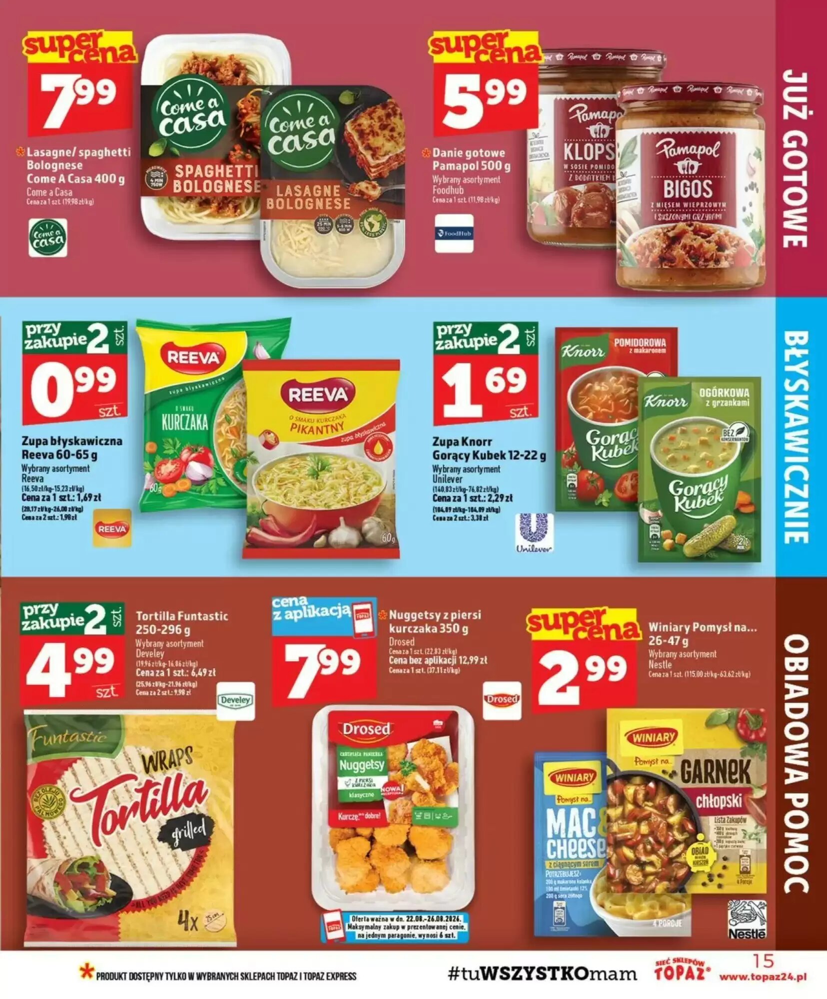 Gazetka promocyjna Topaz  ważna od 21.08.2026 - Strona 15.
