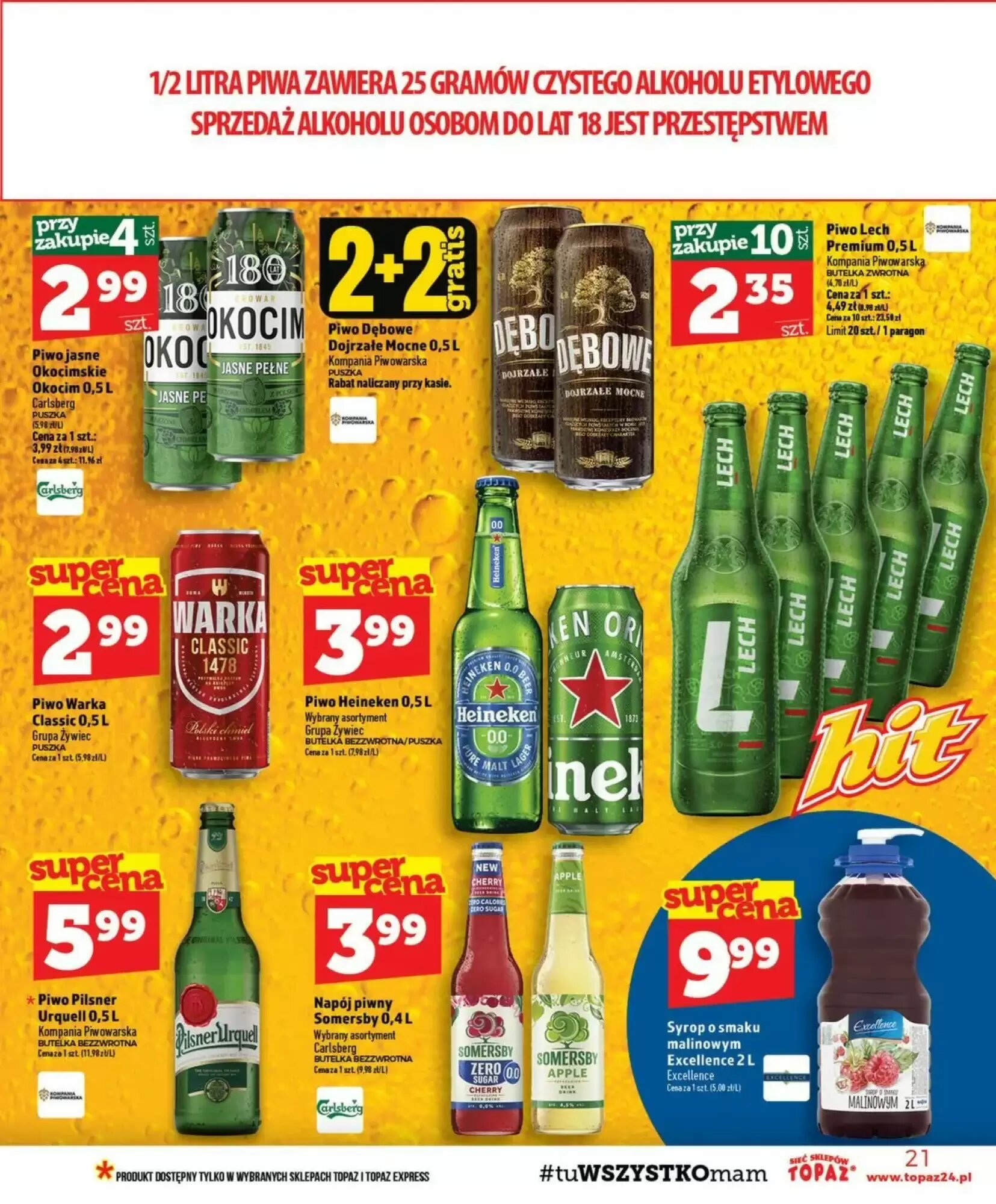 Gazetka promocyjna Topaz  ważna od 21.08.2026 - Strona 21.