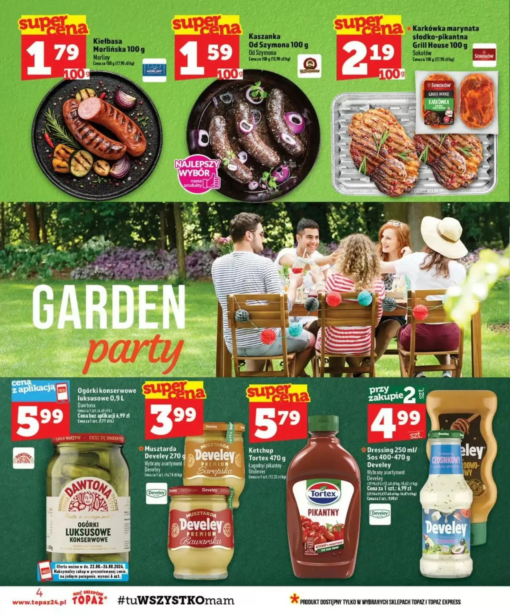 Gazetka promocyjna Topaz  ważna od 21.08.2026 - Strona 4.