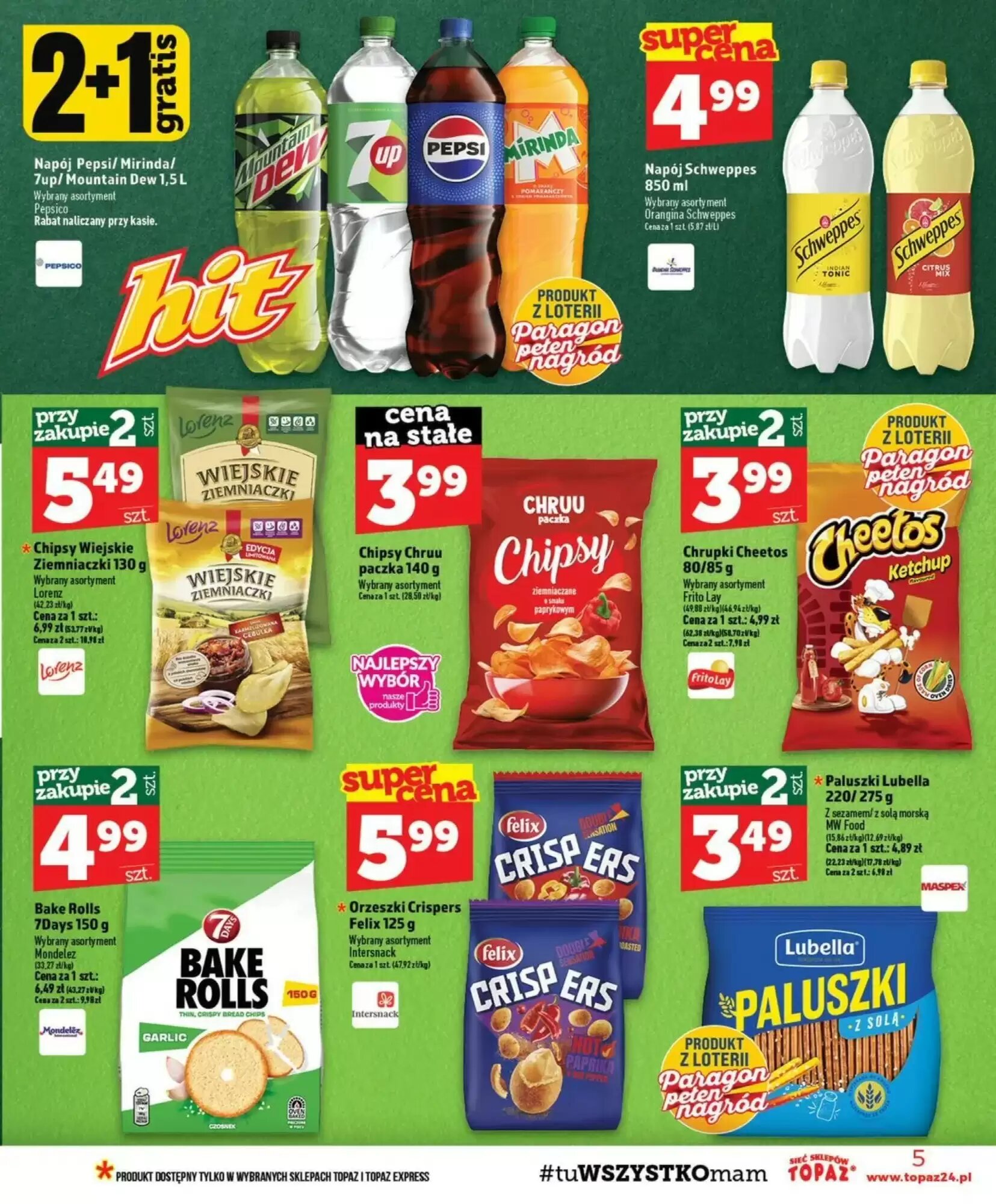 Gazetka promocyjna Topaz  ważna od 21.08.2026 - Strona 5.
