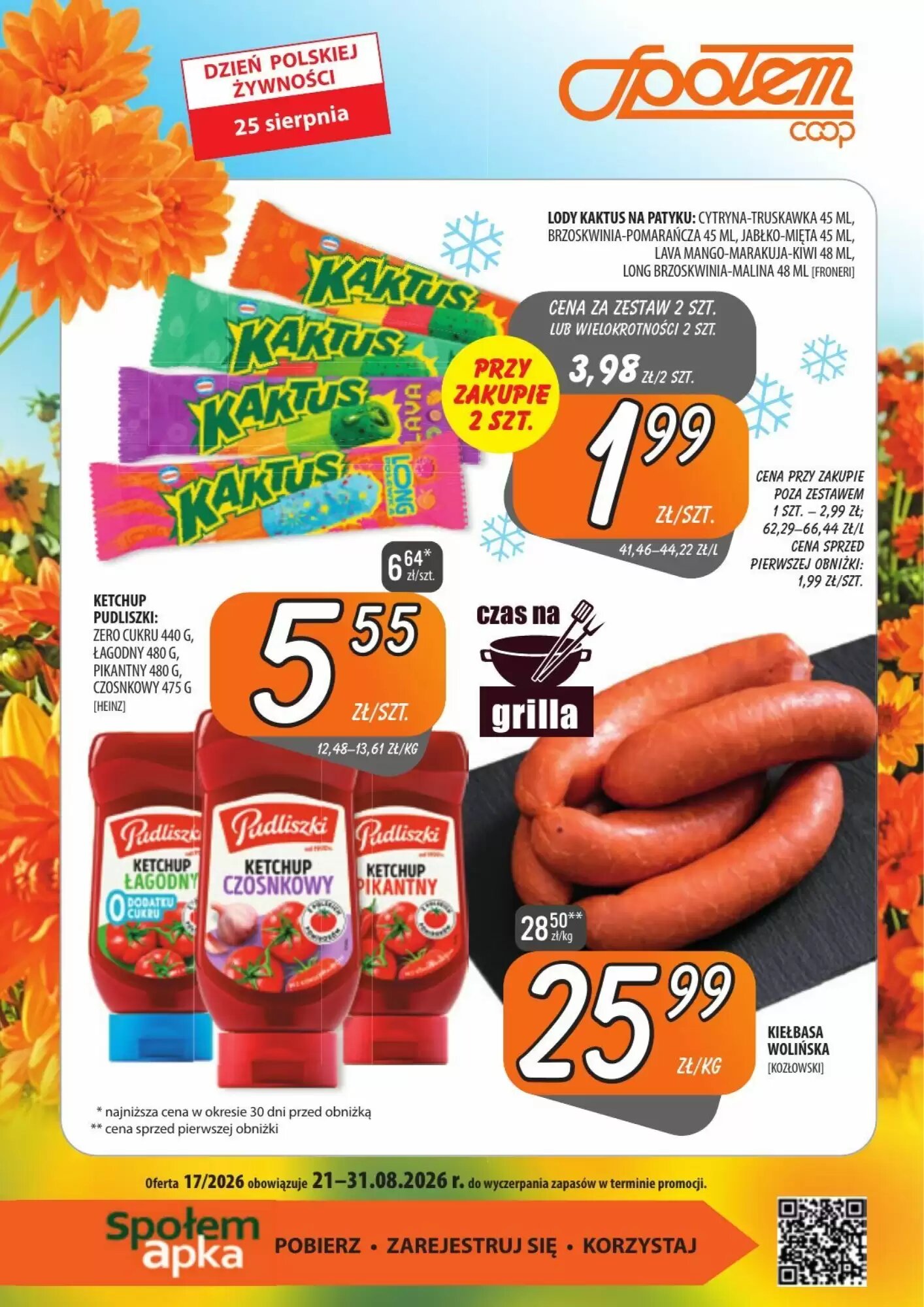 Gazetka promocyjna Społem ważna od 21.08.2026 - Strona 1.
