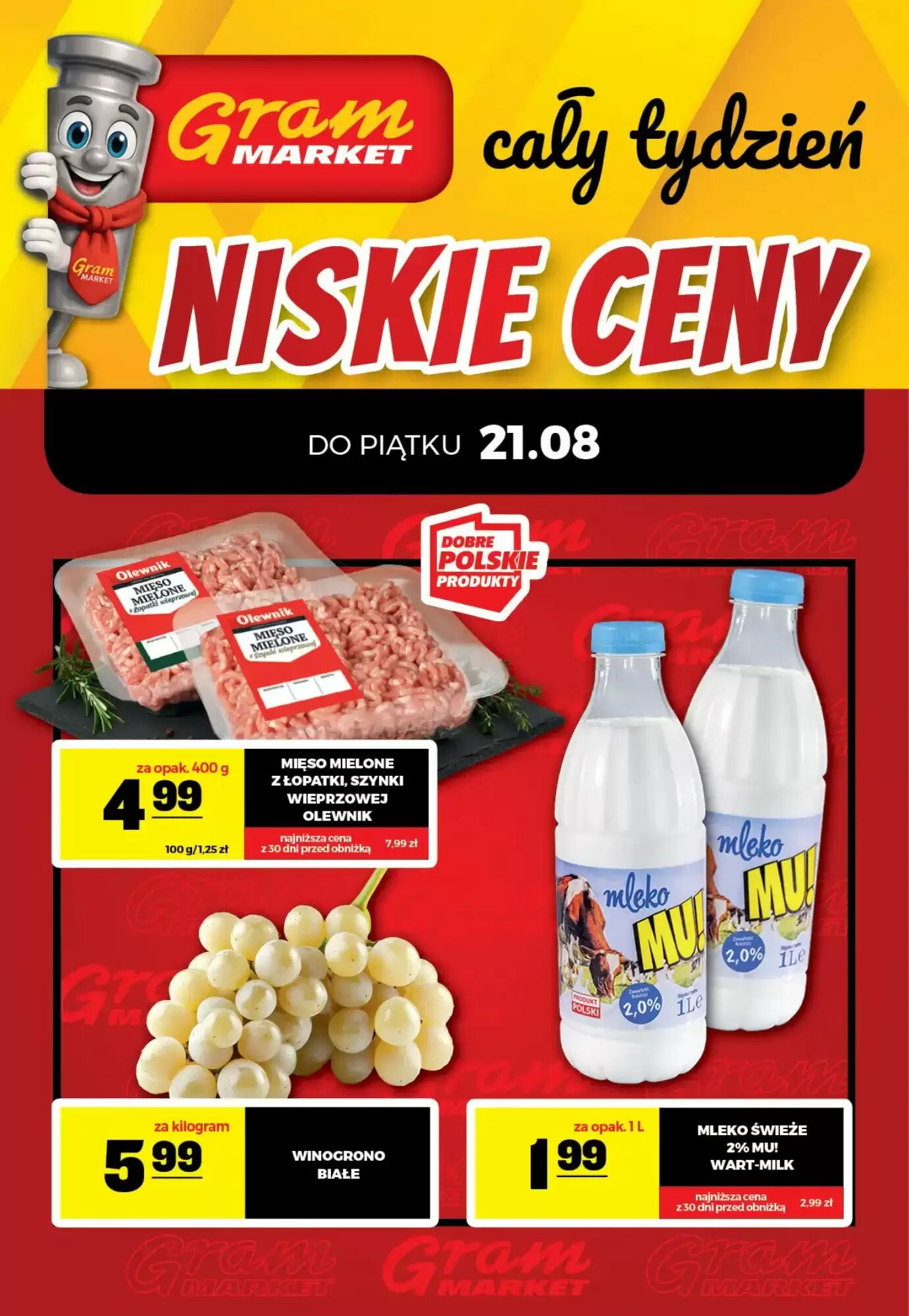 Gazetka promocyjna Gram Market  ważna od 21.08.2026 - Strona 1.