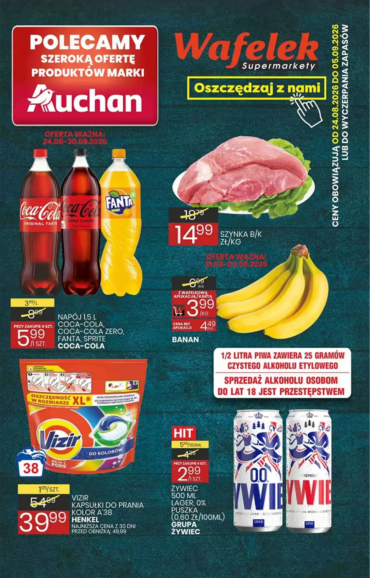 Gazetka promocyjna Wafelek ważna od 24.08.2026 - Strona 1.