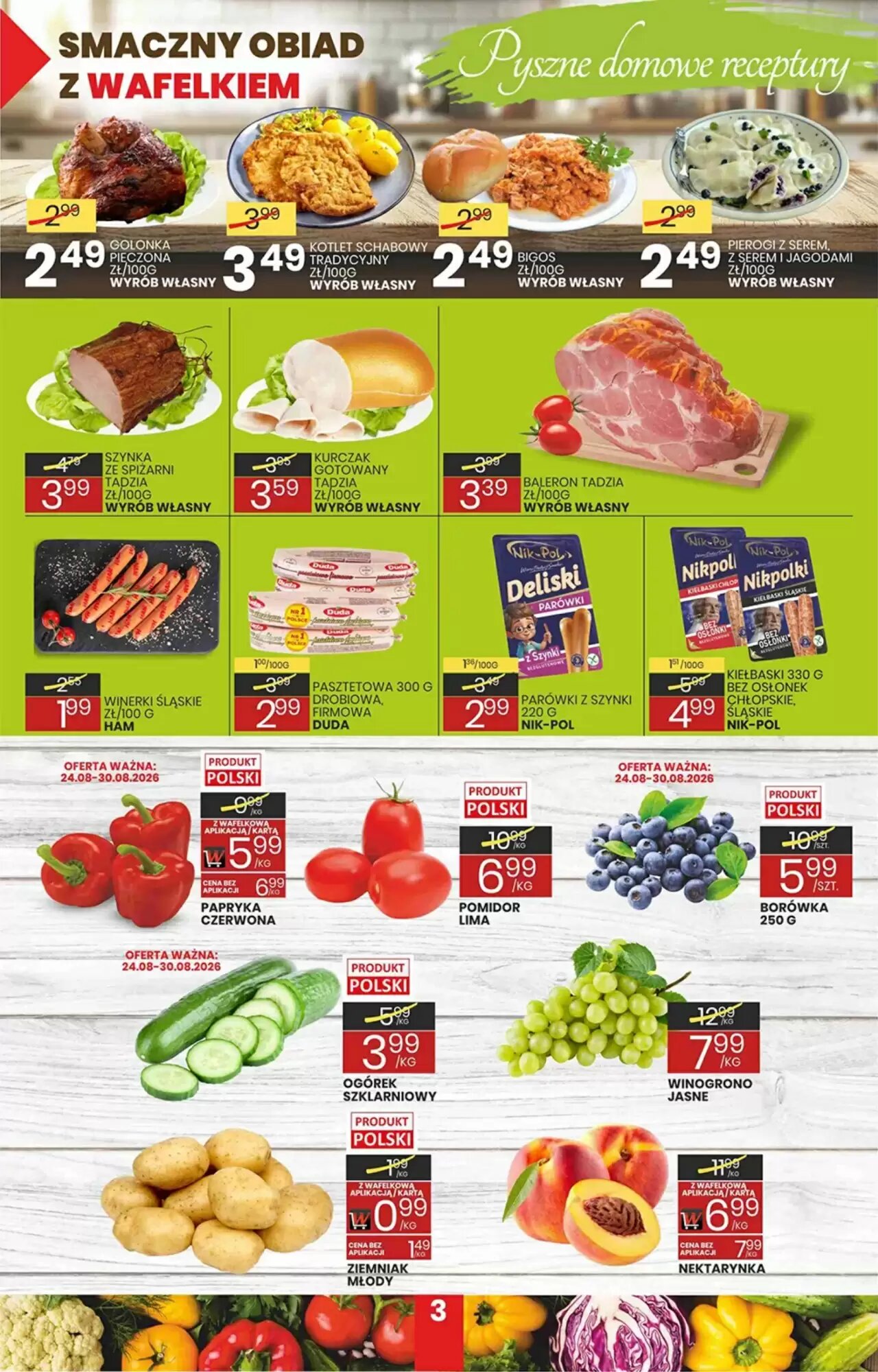 Gazetka promocyjna Wafelek  ważna od 24.08.2026 - Strona 3.