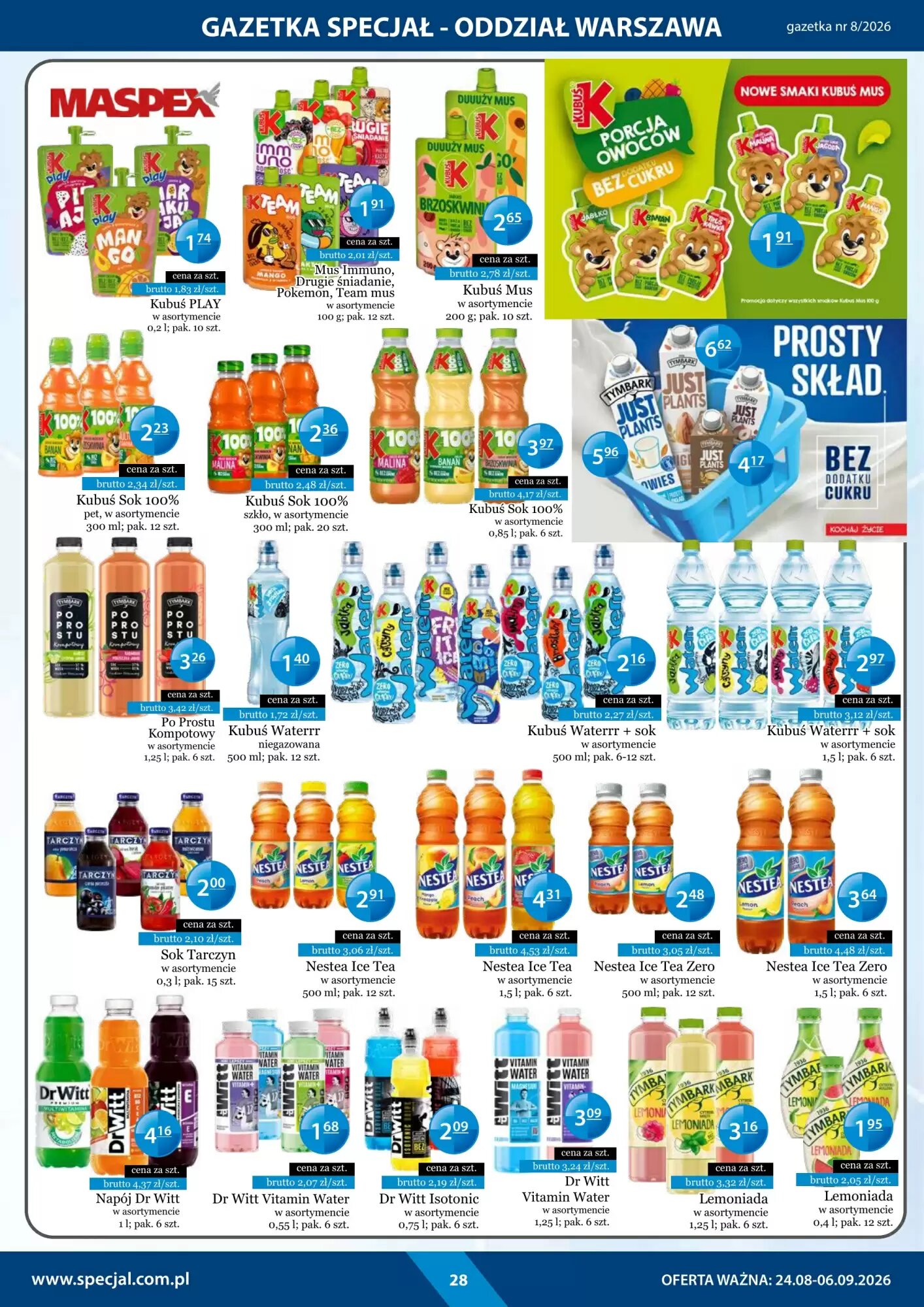 Gazetka promocyjna Specjał  ważna od 24.08.2026 - Strona 28.