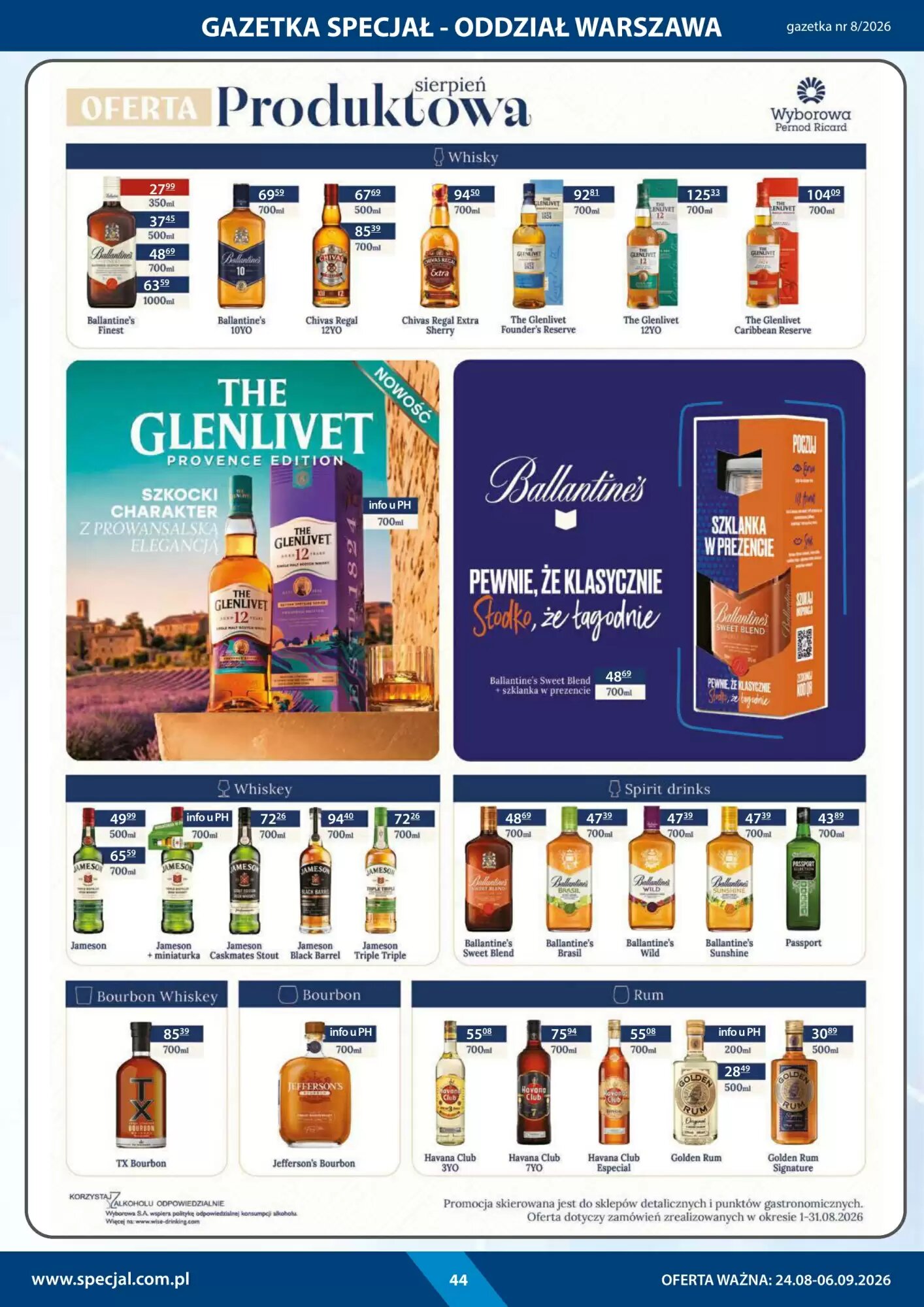Gazetka promocyjna Specjał  ważna od 24.08.2026 - Strona 44.