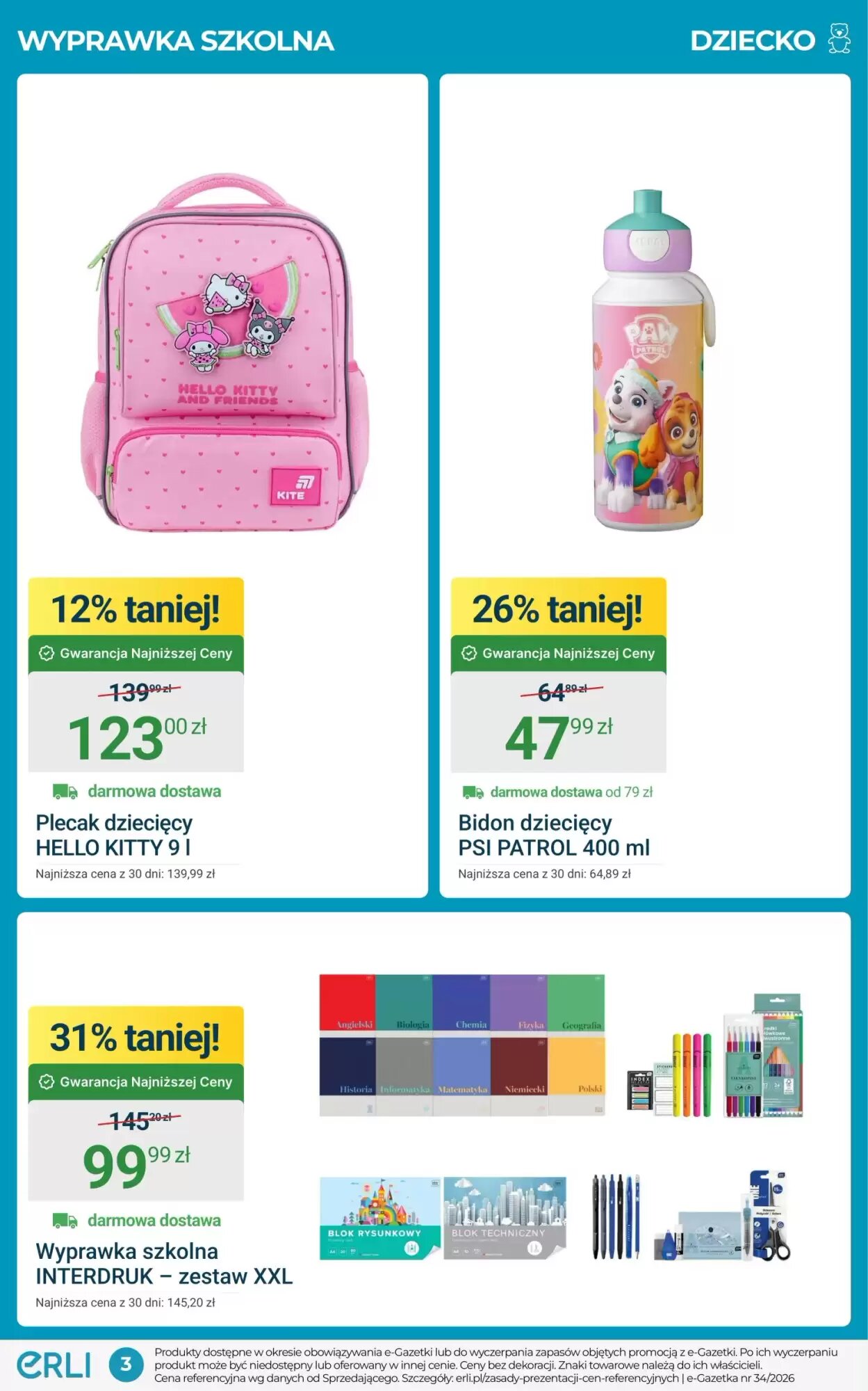 Gazetka promocyjna ERLI  ważna od 24.08.2026 - Strona 3.