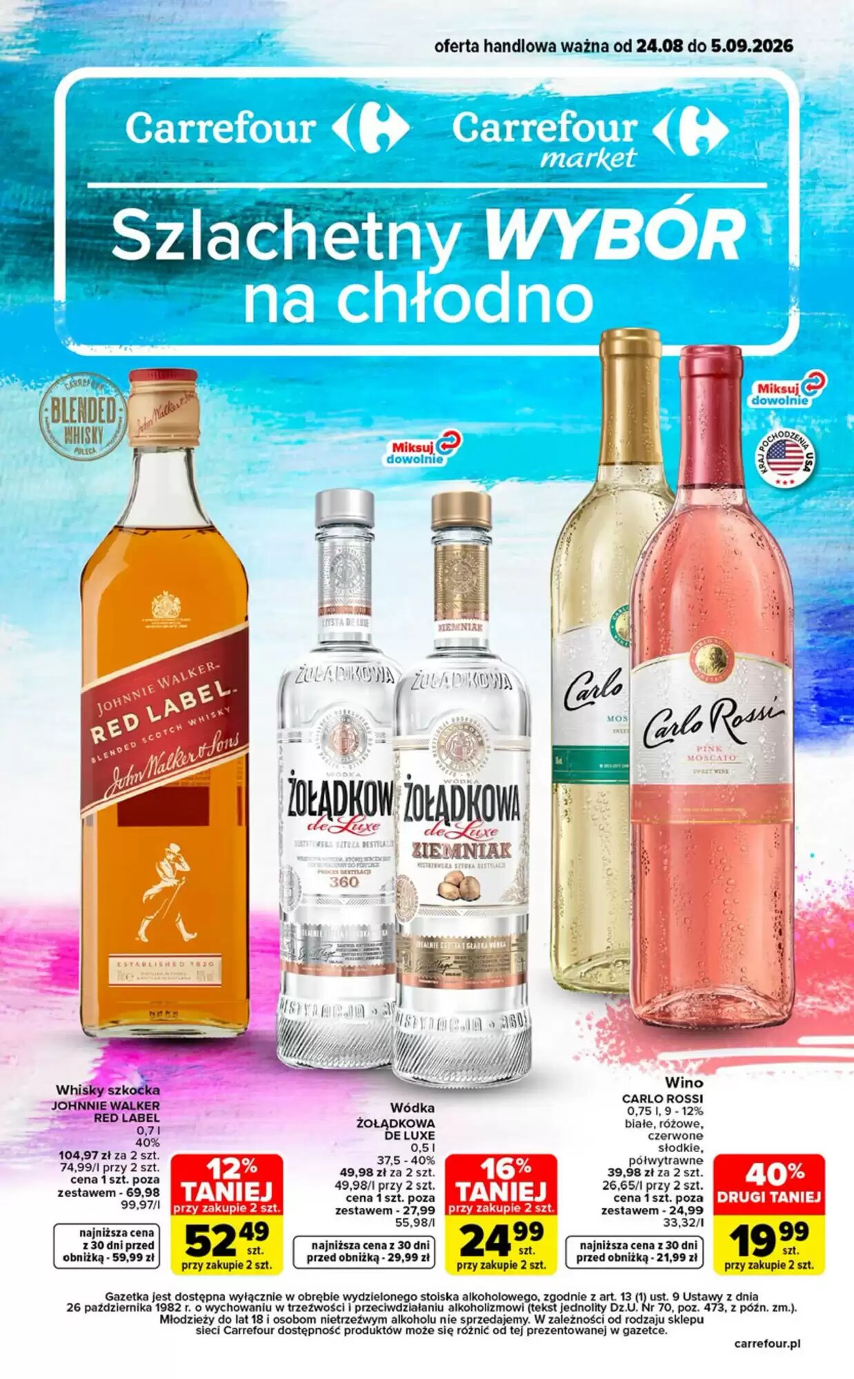 Gazetka promocyjna Carrefour Market  ważna od 24.08.2026 - Strona 1.